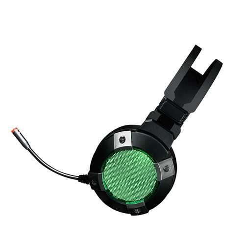 Ajazz AX361 Virtual 7.1 Surround Sound USB Wired Gaming Headset with LED Lights - Perfect for PC Gaming, Streaming & Online Meetings