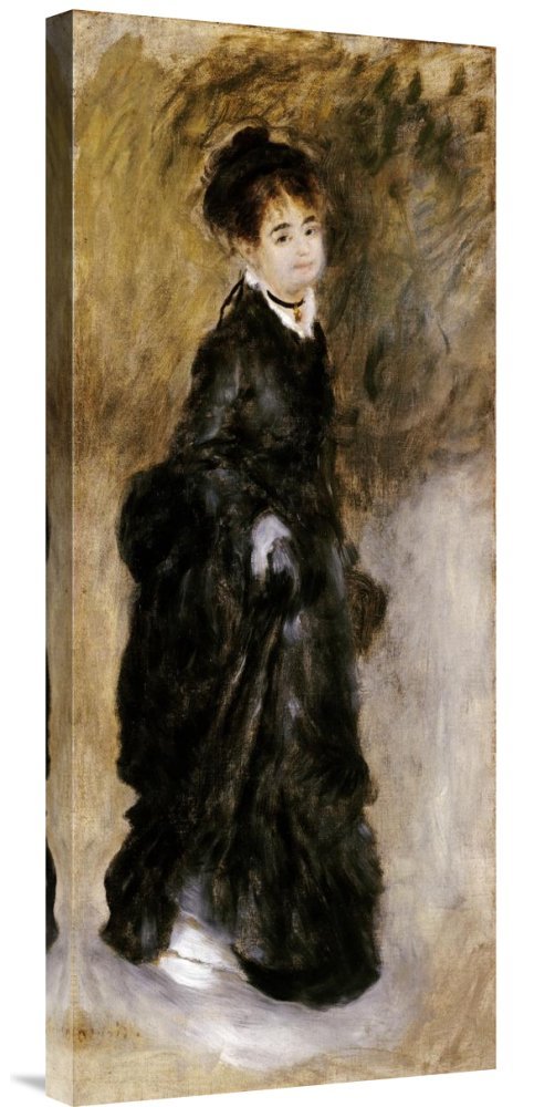Pierre Auguste Renoir A Young Woman Canvas Wall Art Print - Gallery Wrap Giclee Reproduction - 30x40 Inch Ready to Hang - Perfect for Living Room, Bedroom & Office Decor