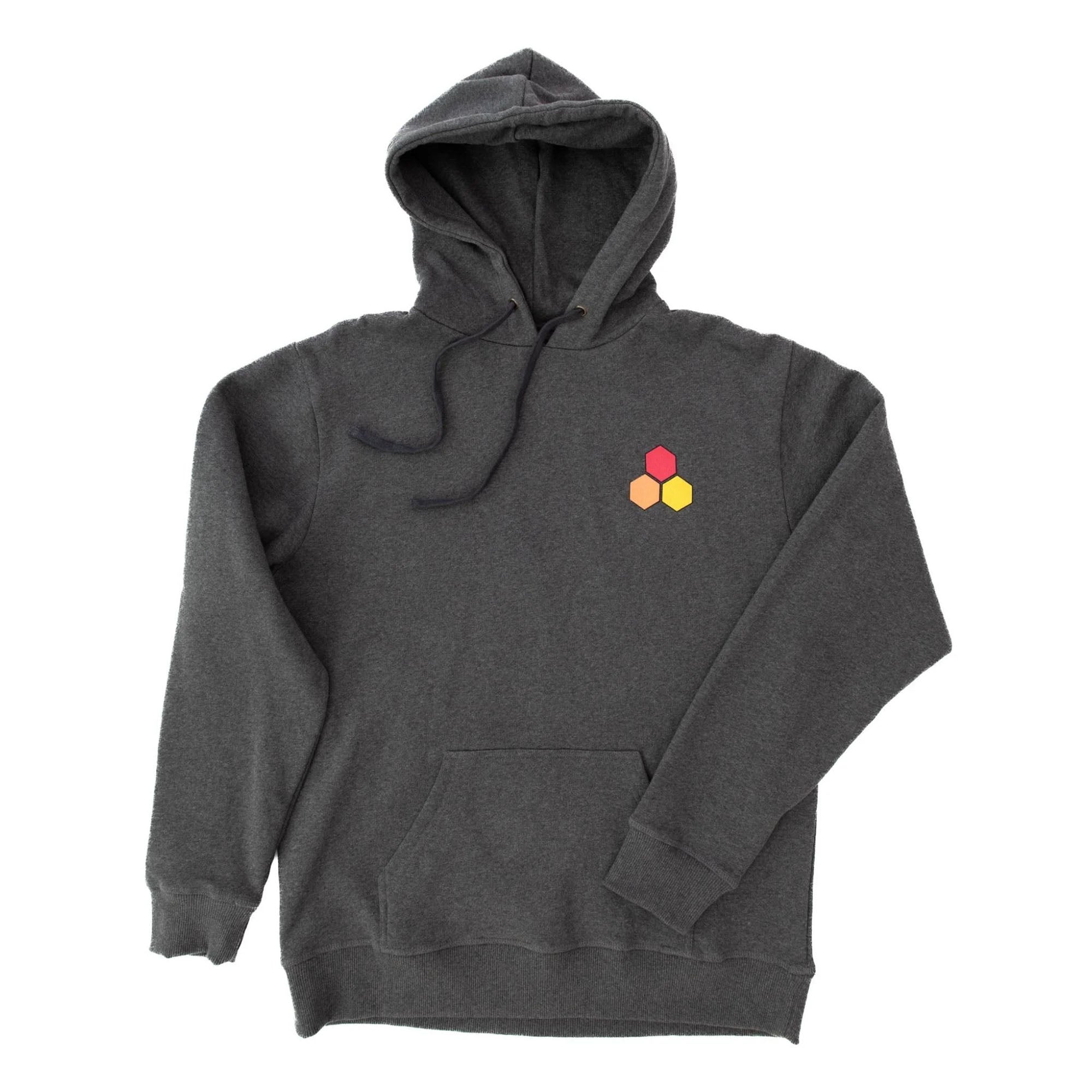 Channel Islands Curren Hex Youth Boys Long Sleeve Hoodie - Heather Grey - Perfect for School, Sports & Outdoor Activities