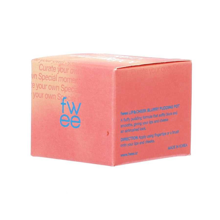 FWEE FWEE Lip & Cheek Blur Pudding Pot - 5G Creamy Tint for Girls | Natural Blush & Lip Stain for Everyday Makeup & Party Looks