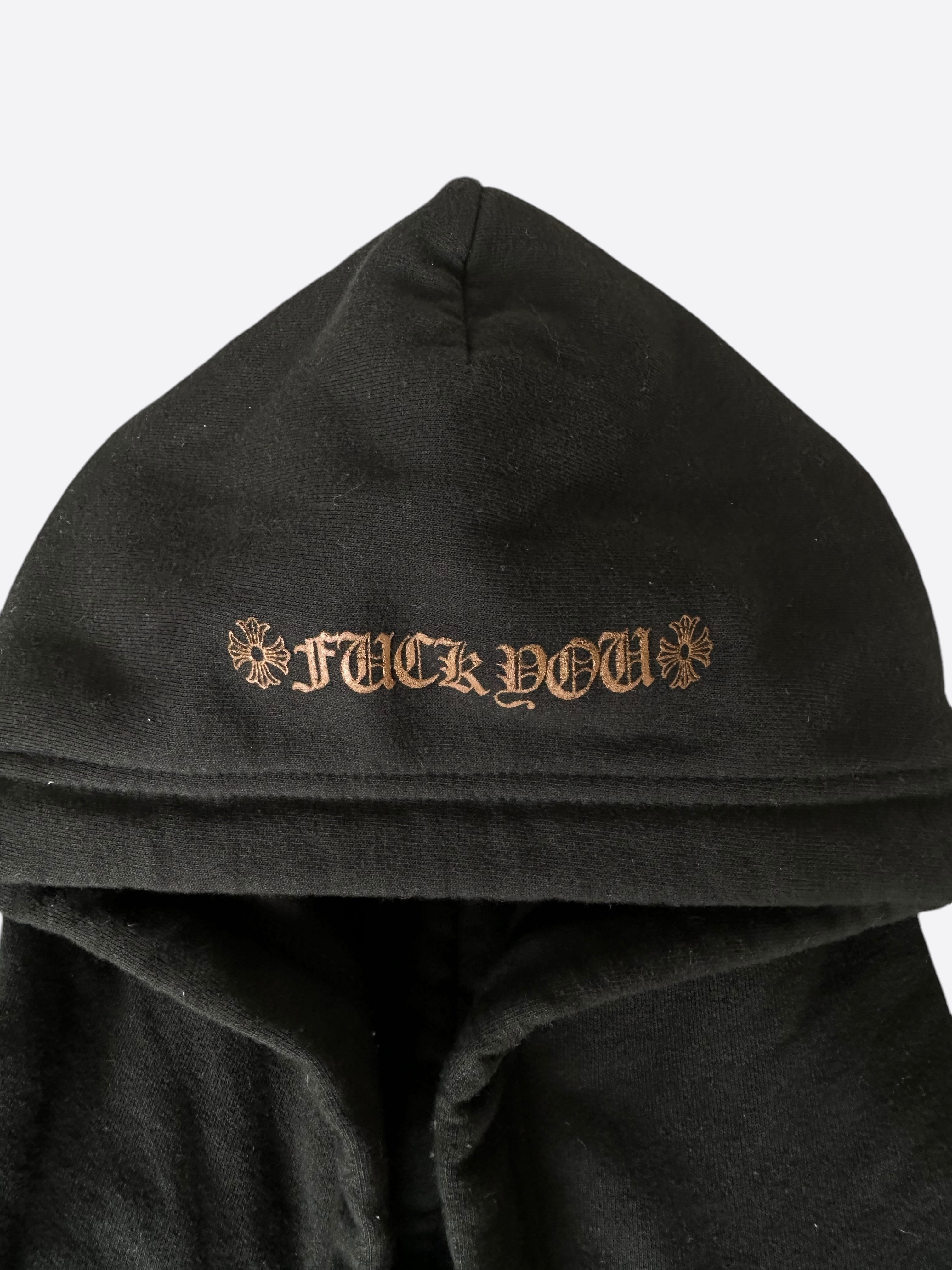 Chrome Hearts Black & Brown Script Print Hoodie - Stylish Streetwear for Men & Women | Perfect for Casual Outfits, Urban Fashion & Everyday Wear