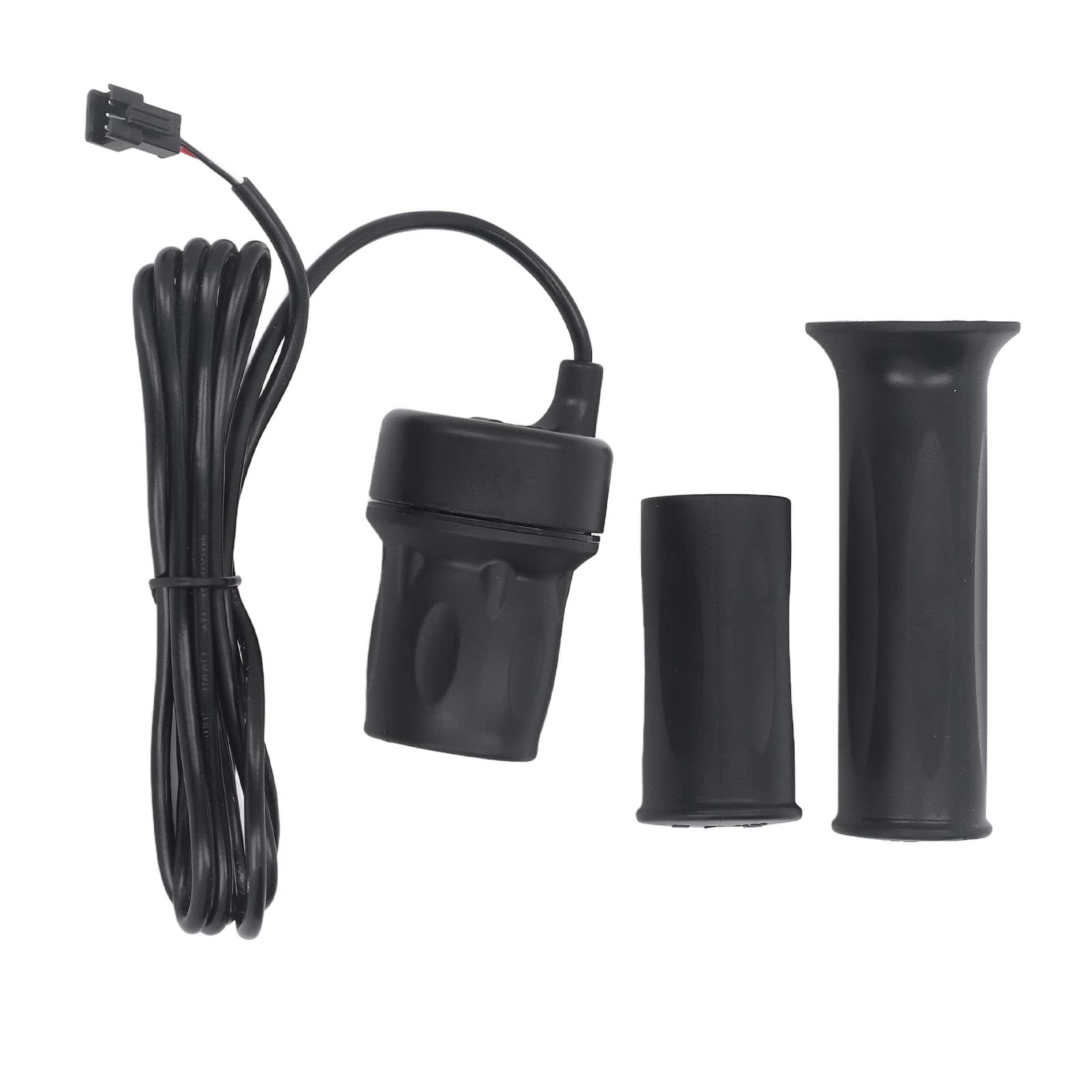 Premium Electric Bike Throttle Grip - 24V-72V Universal Motorcycle Accelerator Handle with Durable Rubber Grip - Easy Installation for Road Bike Conversion - Perfect for Commuting, Off-Road Adventures & DIY E-Bike Projects