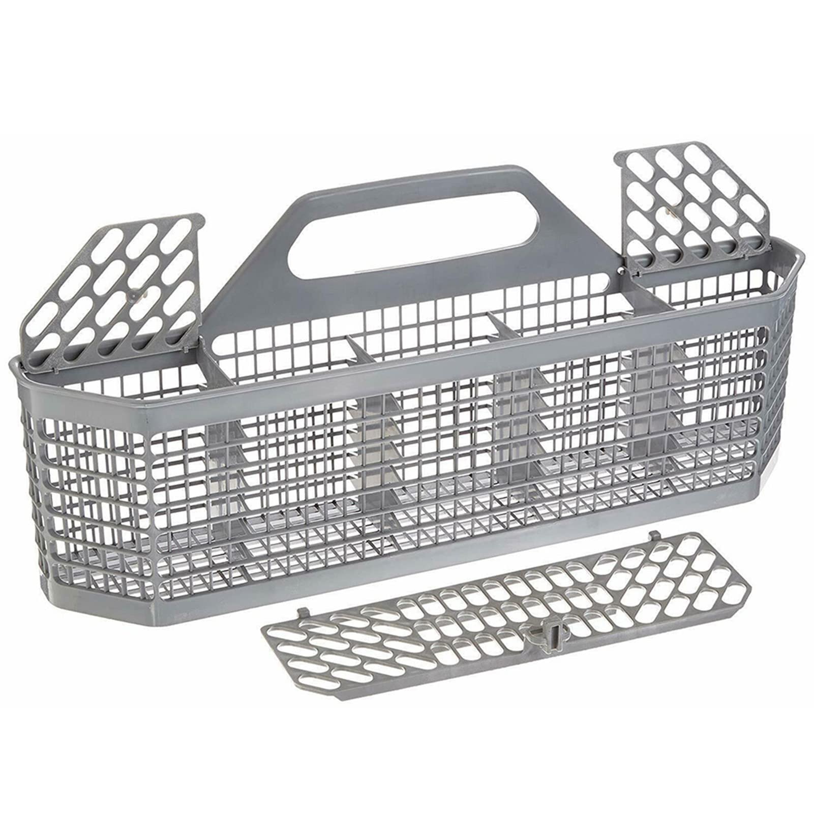 Universal Dishwasher Silverware Basket Replacement - Compatible with KitchenAid & Other Brands - Durable Cutlery Rack Organizer for Utensils & Small Items - Perfect for Kitchen, Restaurant & Home Dishwashing Needs