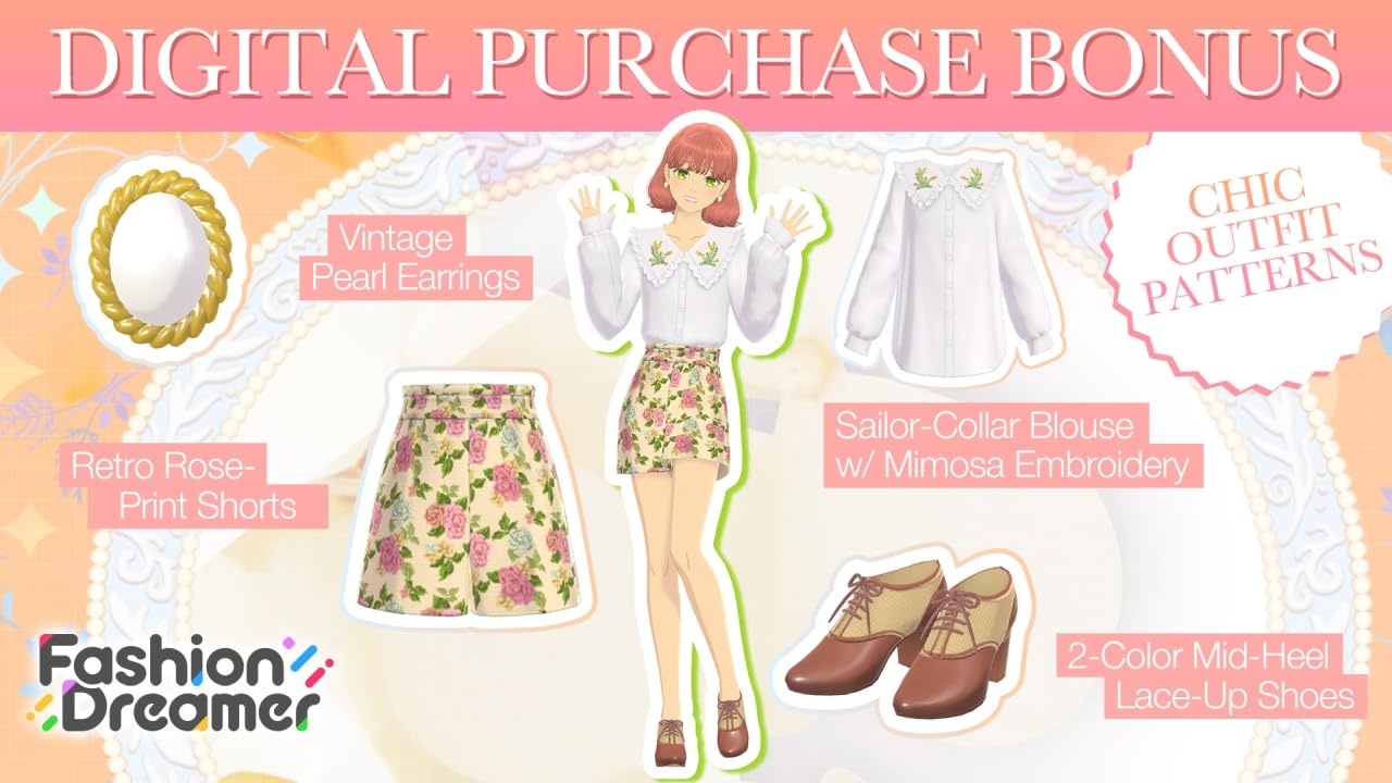 Fashion Dreamer - Standard Edition | Nintendo Switch Downloadable Game Code - Virtual Styling & Fashion Simulation for Creative Gamers