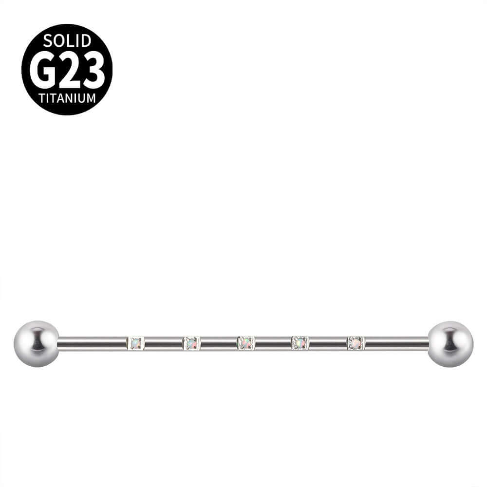 G23 Opal Double Hole Industrial Bar - Heavy Duty Metal Pull Handle for Cabinets, Drawers & Furniture | DL3082 | Perfect for Home, Office & Workshop Use