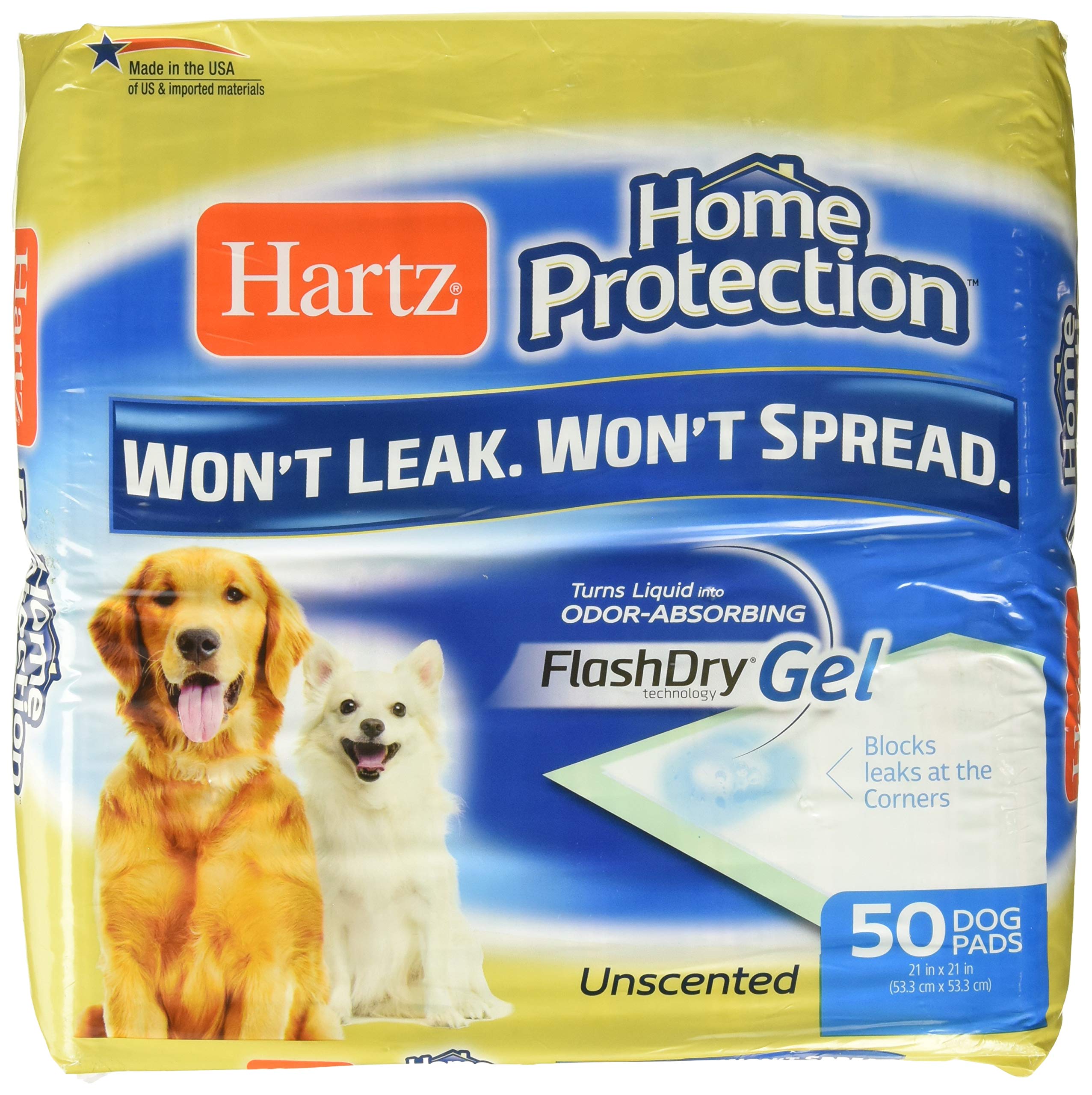 Premium Dog Training Pads - 50 Count | Super Absorbent Puppy Pee Pads for Housebreaking, Crate & Indoor Use | Leak-Proof Pet Potty Pads for Small, Medium & Large Dogs