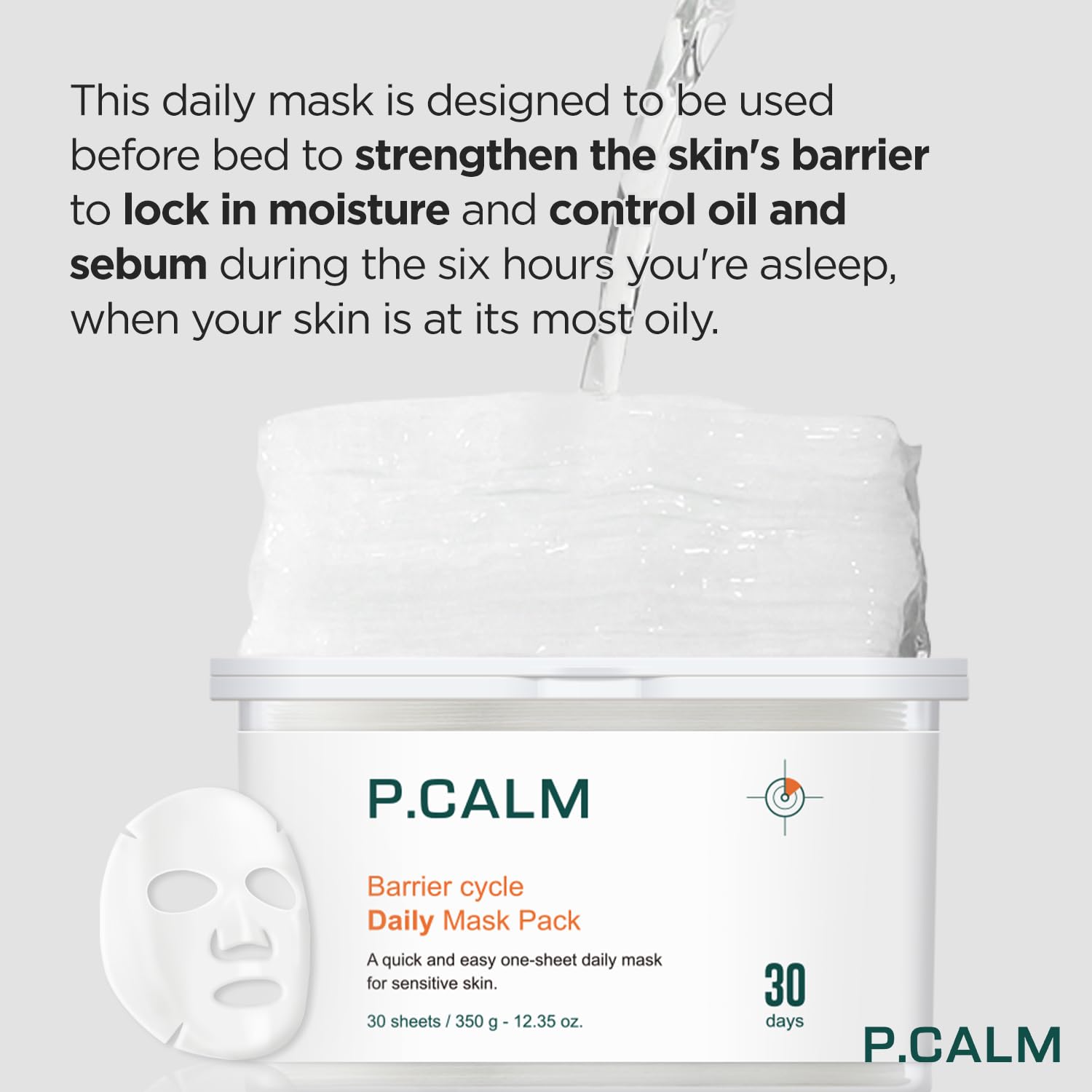 P.CALM Skin Barrier Boost Essentials – Korean Non-Comedogenic Skincare for Sensitive Skin | Vegan & Cruelty-Free | Daily Hydration & Redness Relief for Dry, Irritated Skin