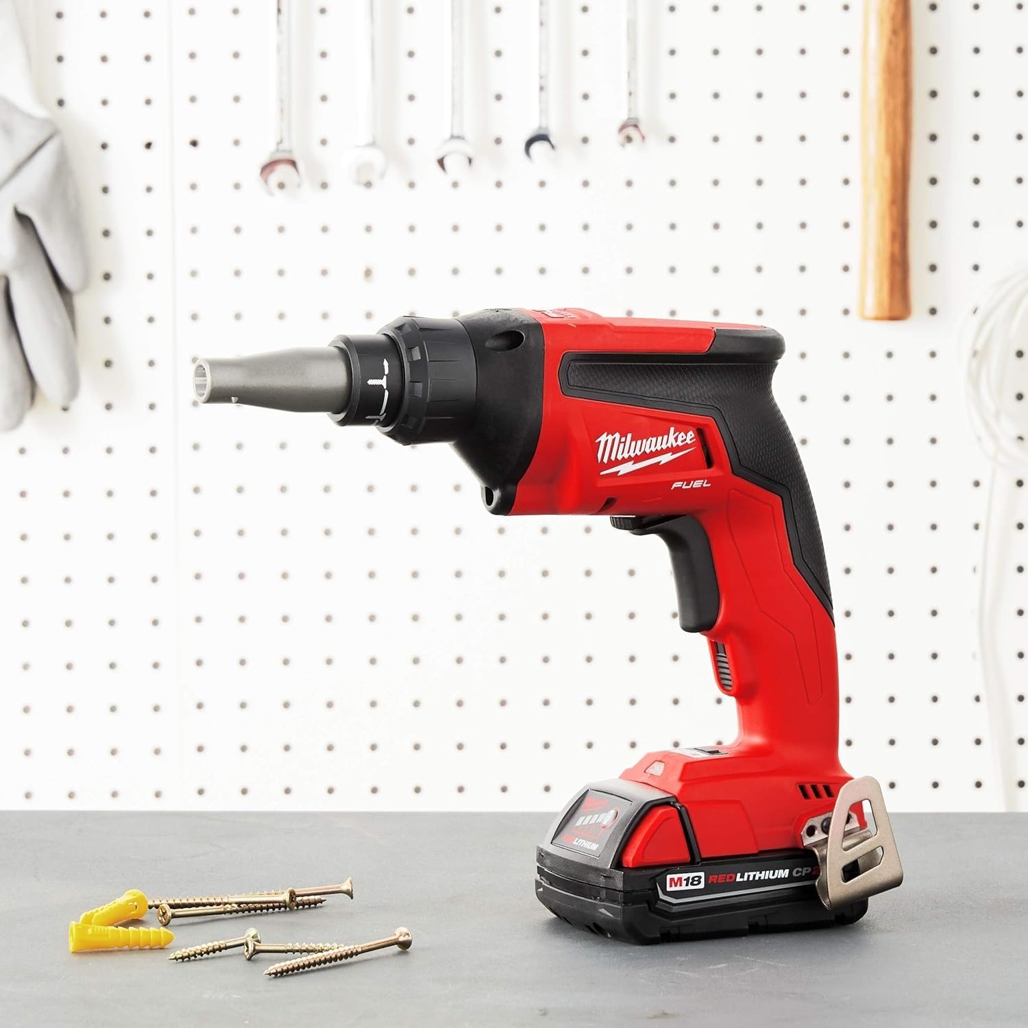 Milwaukee 2866-20 M18 FUEL Drywall Screw Gun - Cordless, Bare Tool Only - Perfect for Drywall Installation, Construction & DIY Projects