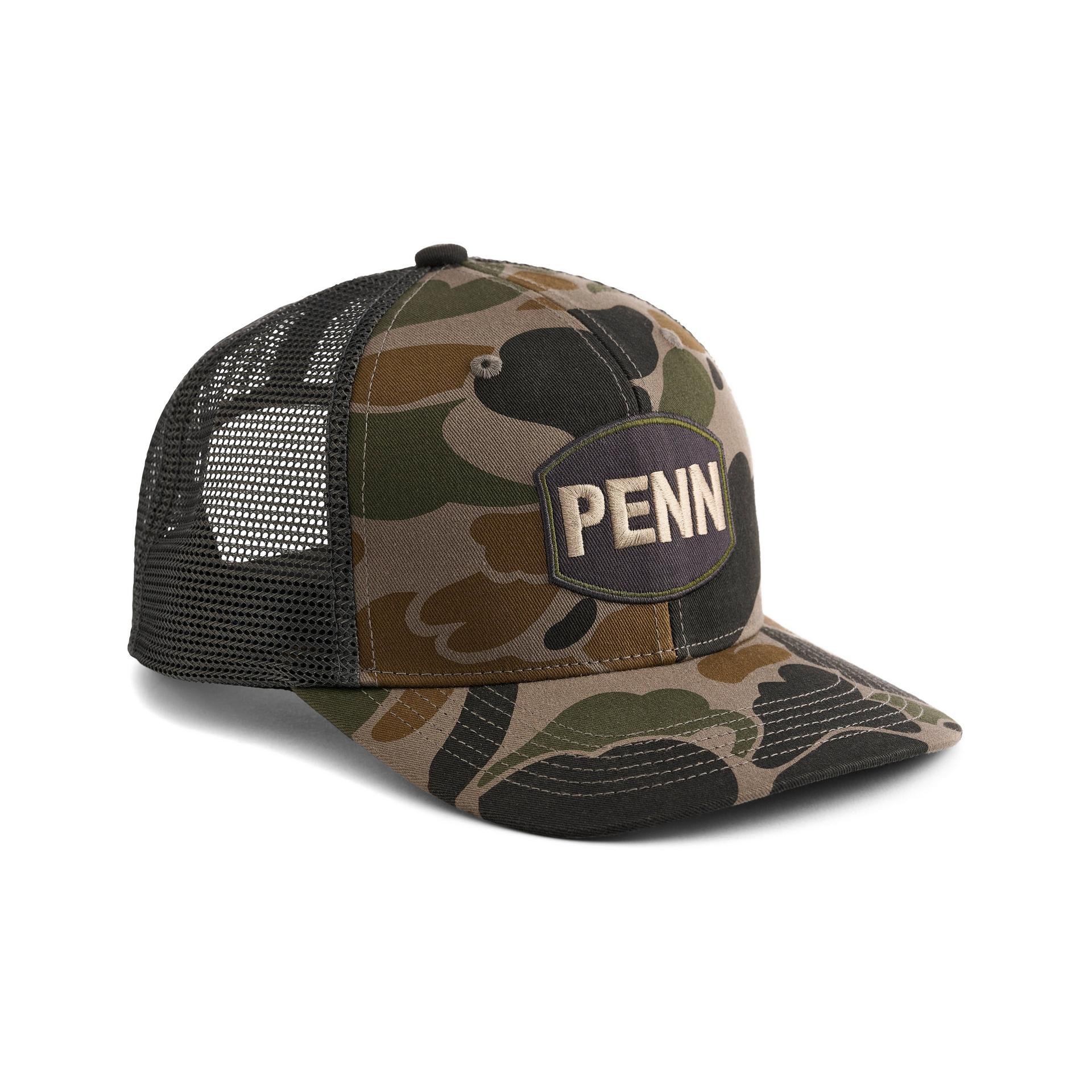PENN® Duck Camo Trucker Hat for Hunting & Outdoor Adventures - Adjustable Mesh Back Baseball Cap for Men & Women