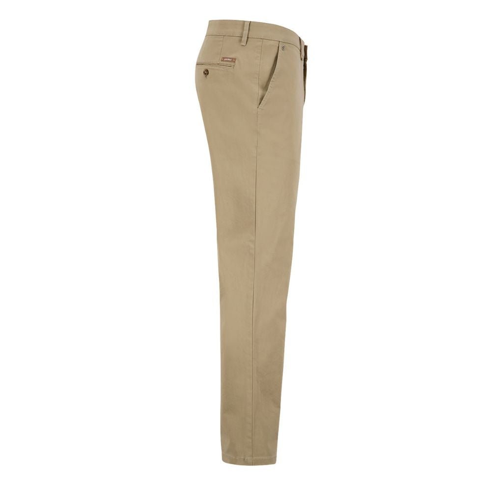 GARDEUR Benito Modern Chino Pants for Men - Classic Beige Casual Trousers | Comfortable & Stylish for Office, Business, and Everyday Wear