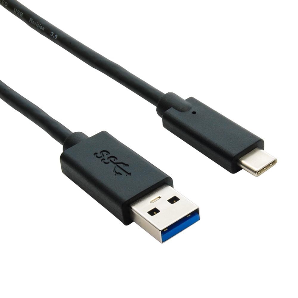 USB Type C to USB 3.0 Adapter Cable - 1ft USB-C Male to USB-A Male Fast Charging & Data Sync Cord for Smartphones, Laptops, Tablets - Perfect for Charging & File Transfer Between Devices