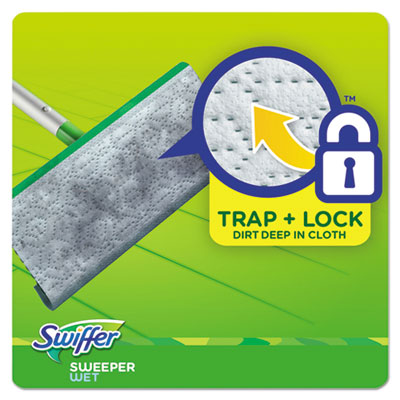 Swiffer® Sweeper Wet Mopping Pads Refills - 12 Pack | Dust & Dirt Cleaning Cloths for Floors | Perfect for Hardwood, Tile & Laminate Surfaces