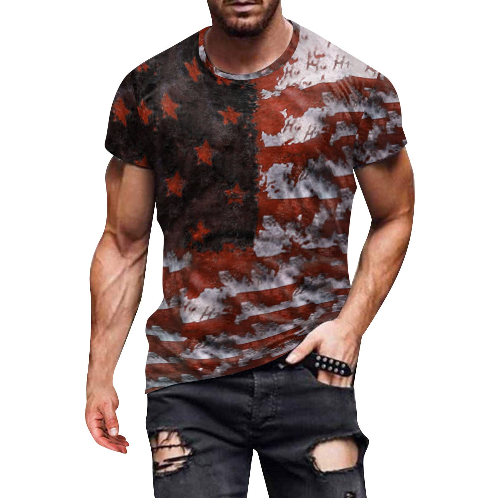 JUNGE Slim Fit Dress Shirts for Men | Short Sleeve Button Down & Camp Shirts | Funny Graphic T-Shirts & Motorcycle Tees | Black & White Flannel Shirt | Gold & White Button Down Shirts - Perfect for Casual Wear, Office Outfits & Motorcycle Riding