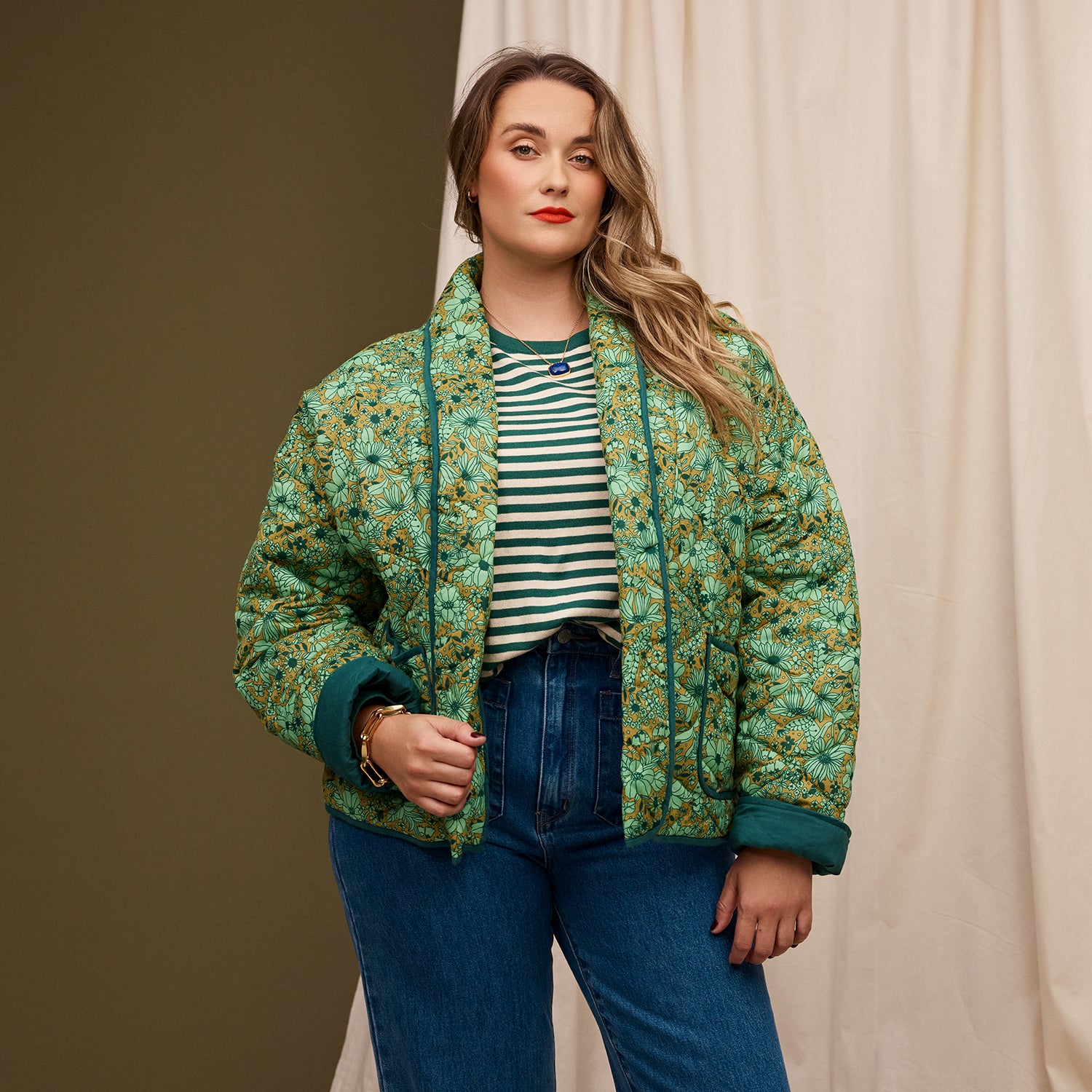 Evette Quilted Jacket for Women - Stylish Martini Design Lightweight Outerwear | Perfect for Fall, Winter & Spring Fashion, Outdoor Activities & Casual Wear