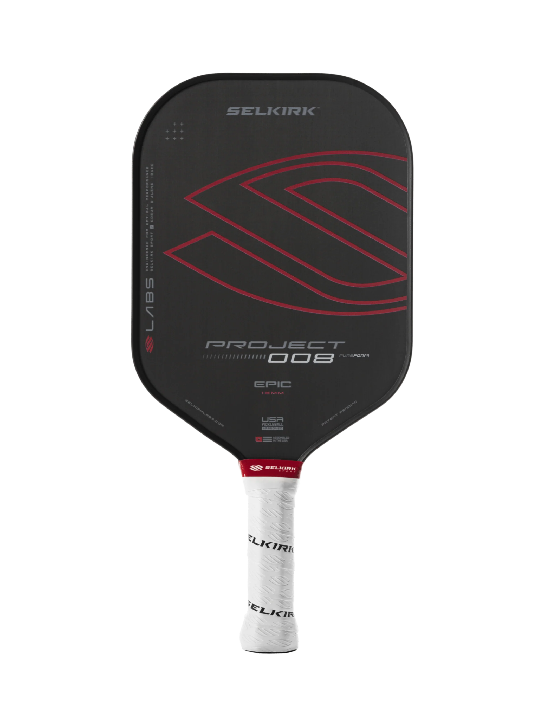 Selkirk Labs Project 008 Epic Pickleball Paddle - Premium Carbon Fiber Paddle for Competitive Play | Perfect for Outdoor & Indoor Pickleball Games, Tournaments & Practice