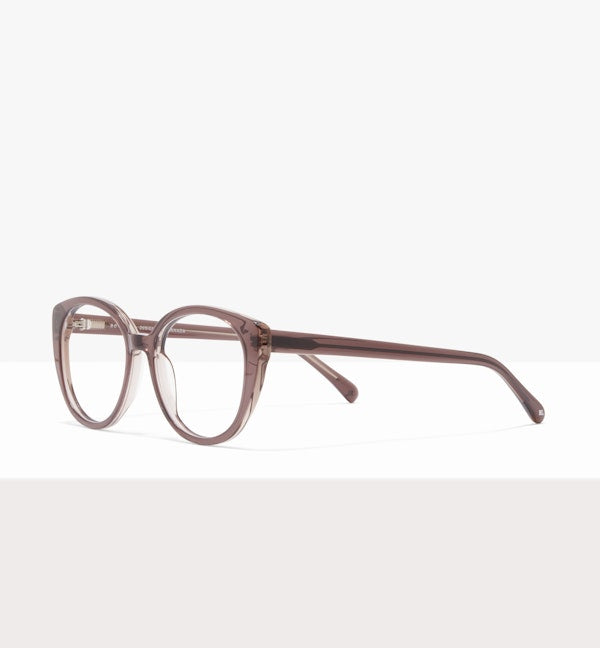 Stylish Ivy Eyeglasses for Women & Men - Trendy Retro Round Frame Glasses for Reading & Fashion - Perfect for Office, Daily Wear & Photo Shoots