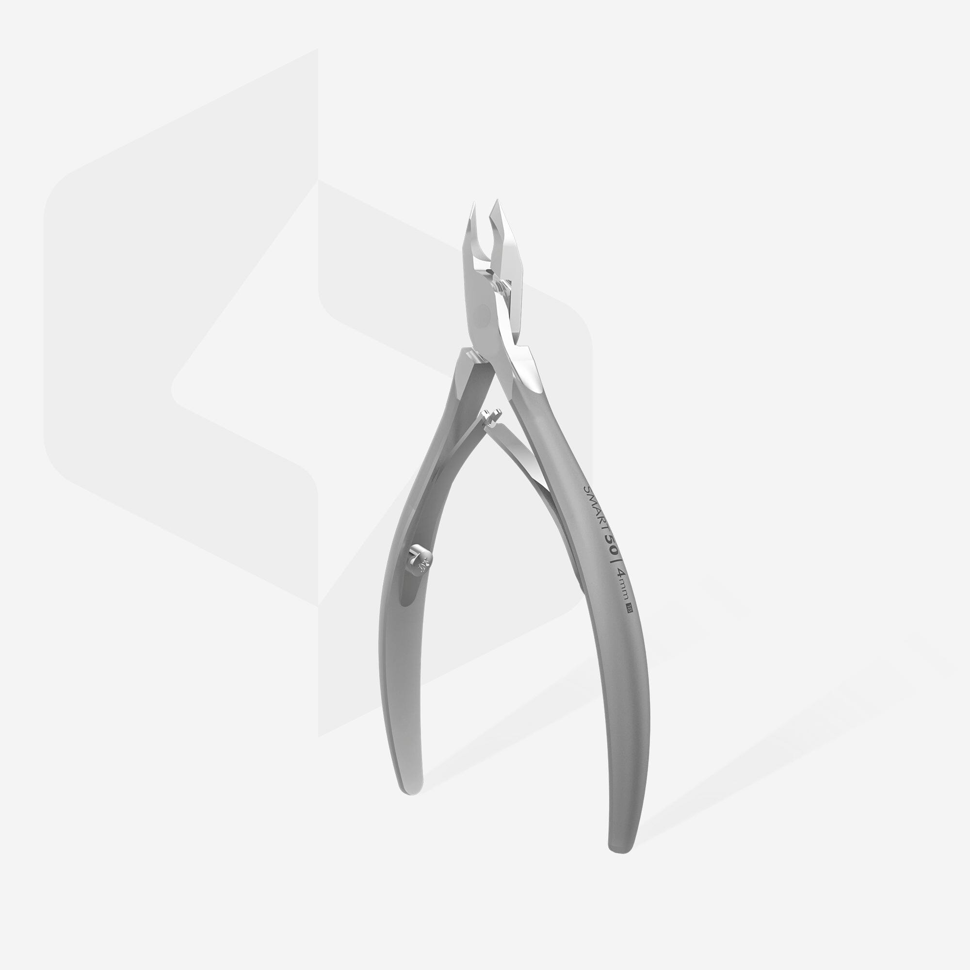 Staleks SMART 50 Professional Cuticle Nippers - 4mm Precision Stainless Steel Cuticle Clippers for Manicure & Pedicure - Perfect for Salon, Spa & Home Nail Care