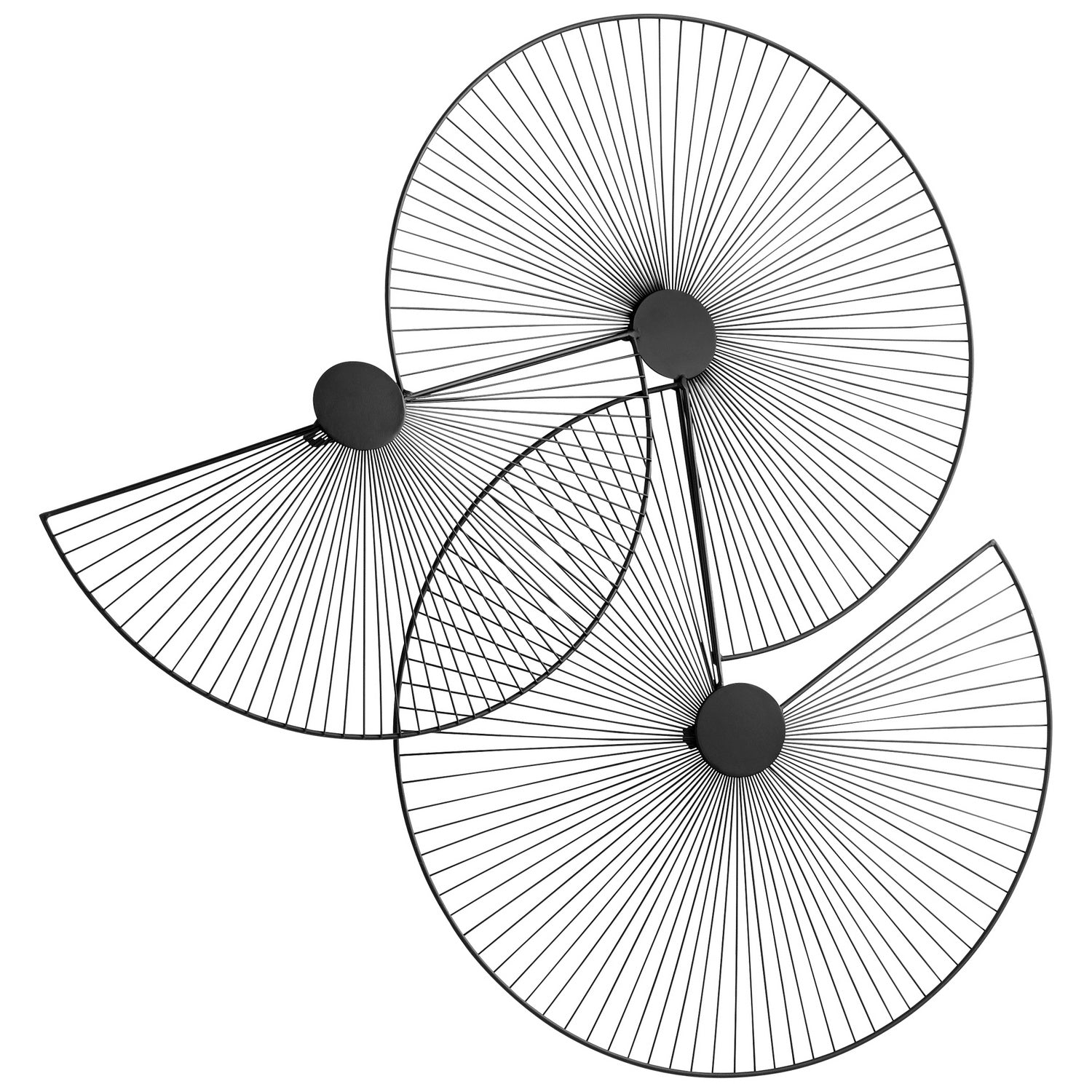 Cyan Design 11036 Gnosis Wall Decor Noir - Modern Black Wall Art for Living Room, Bedroom & Office Decor