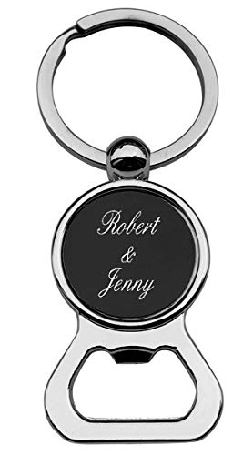 Round Bottle Opener Black