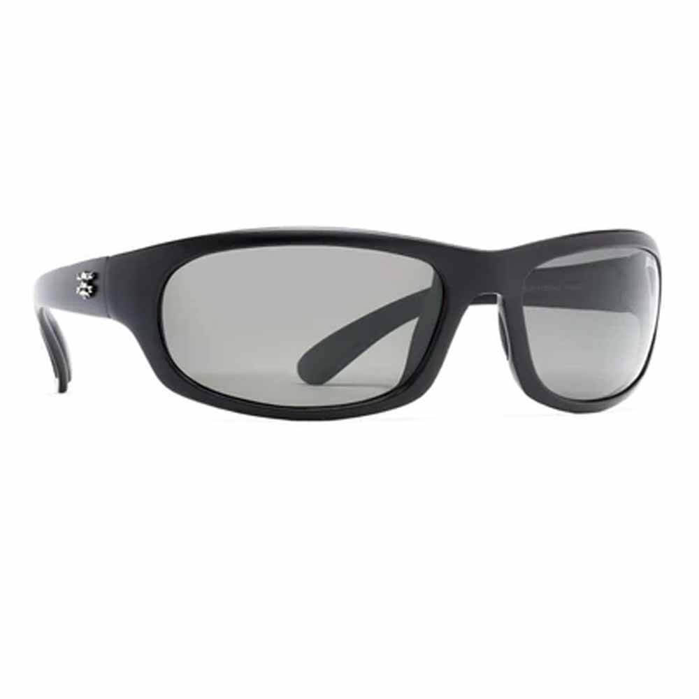 Calcutta Steelhead Matte Black Frame Gray Lens Polarized Sunglasses for Men & Women - UV Protection, Fishing, Driving & Outdoor Activities