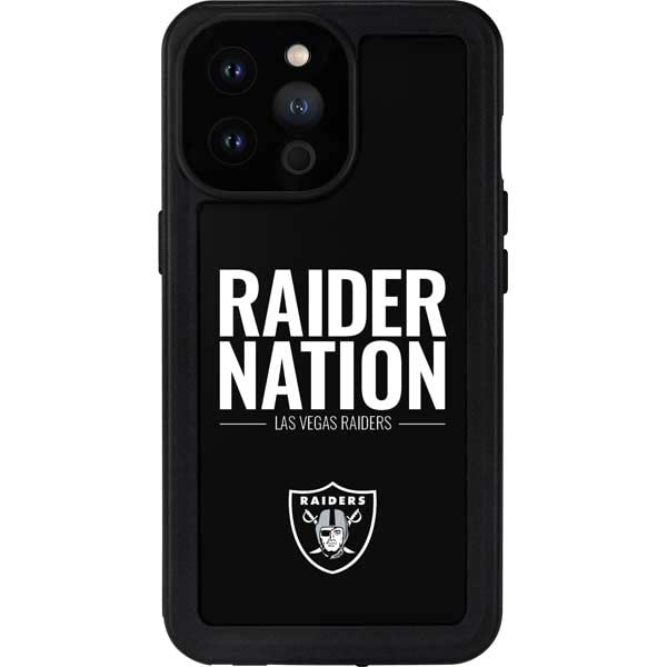Waterproof iPhone 13 Pro Max Case with Las Vegas Raiders NFL Team Design - Durable Shockproof Phone Cover for Sports Fans, Outdoor Activities & Daily Protection
