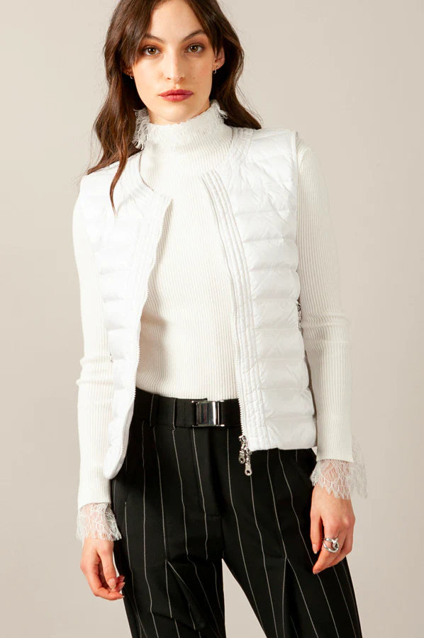 Alexa Puff Vest for Women - Lightweight Winter Jacket, Warm Quilted Down Coat, Water-Resistant Outdoor Wear - Perfect for Hiking, Skiing & Cold Weather Fashion