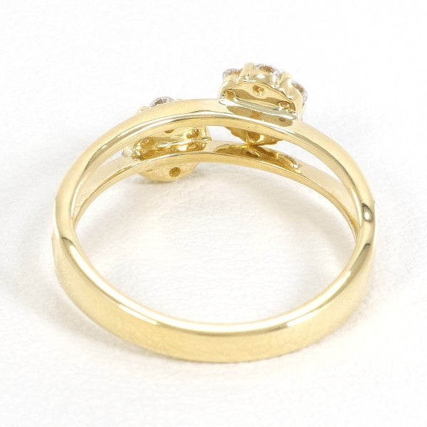 18K Yellow Gold Diamond Ring for Women - Elegant Solitaire Engagement & Wedding Band - Perfect for Proposals, Anniversaries & Special Occasions