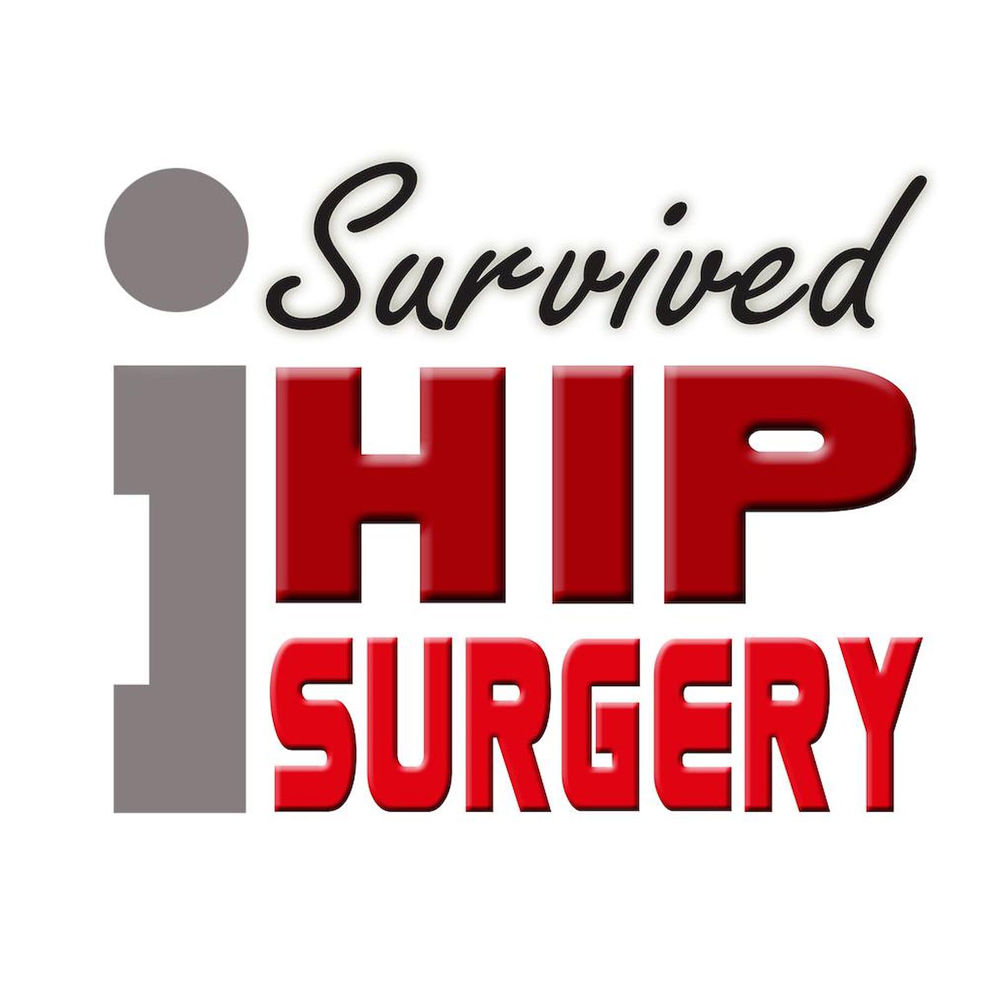Survived Hip Surgery Ceramic Coffee Mug 15 oz (444ml) - Funny & Inspirational Gift for Recovery, Hospital Stay & Daily Use