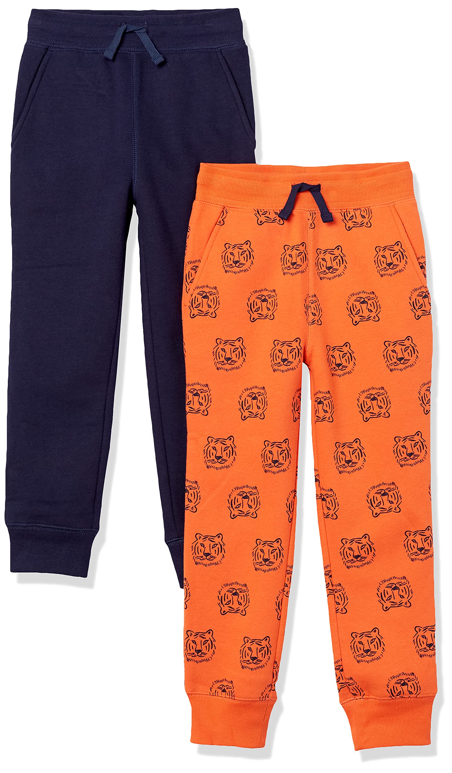 Amazon Essentials Boys and Toddlers' Fleece Jogger Sweatpants - Soft & Comfortable Multipack for Playtime, School & Everyday Wear