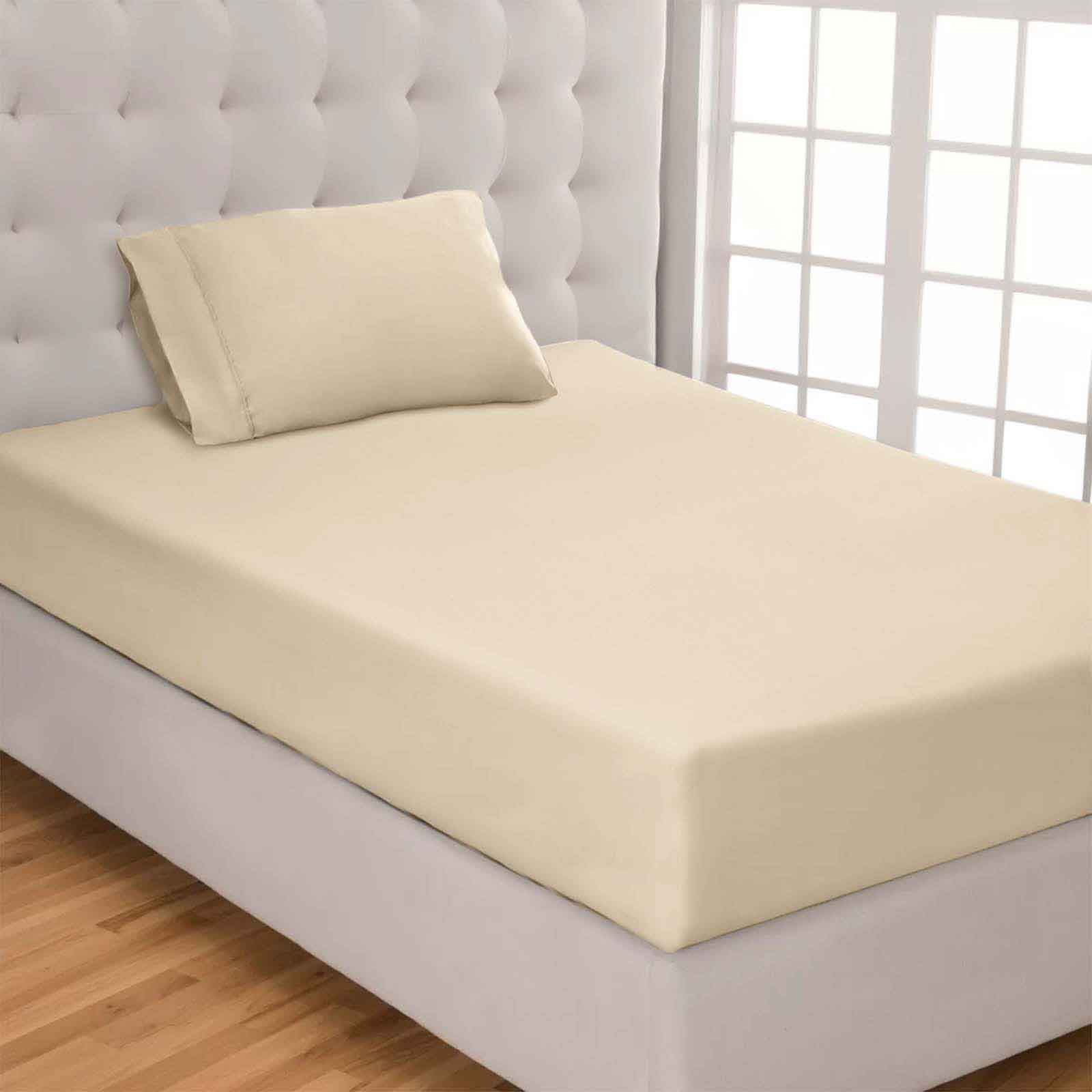 Premium 400 Thread Count Egyptian Cotton Bed Sheet Set - Soft, Breathable & Durable for Ultimate Comfort - Perfect for Luxury Bedrooms & Hotels