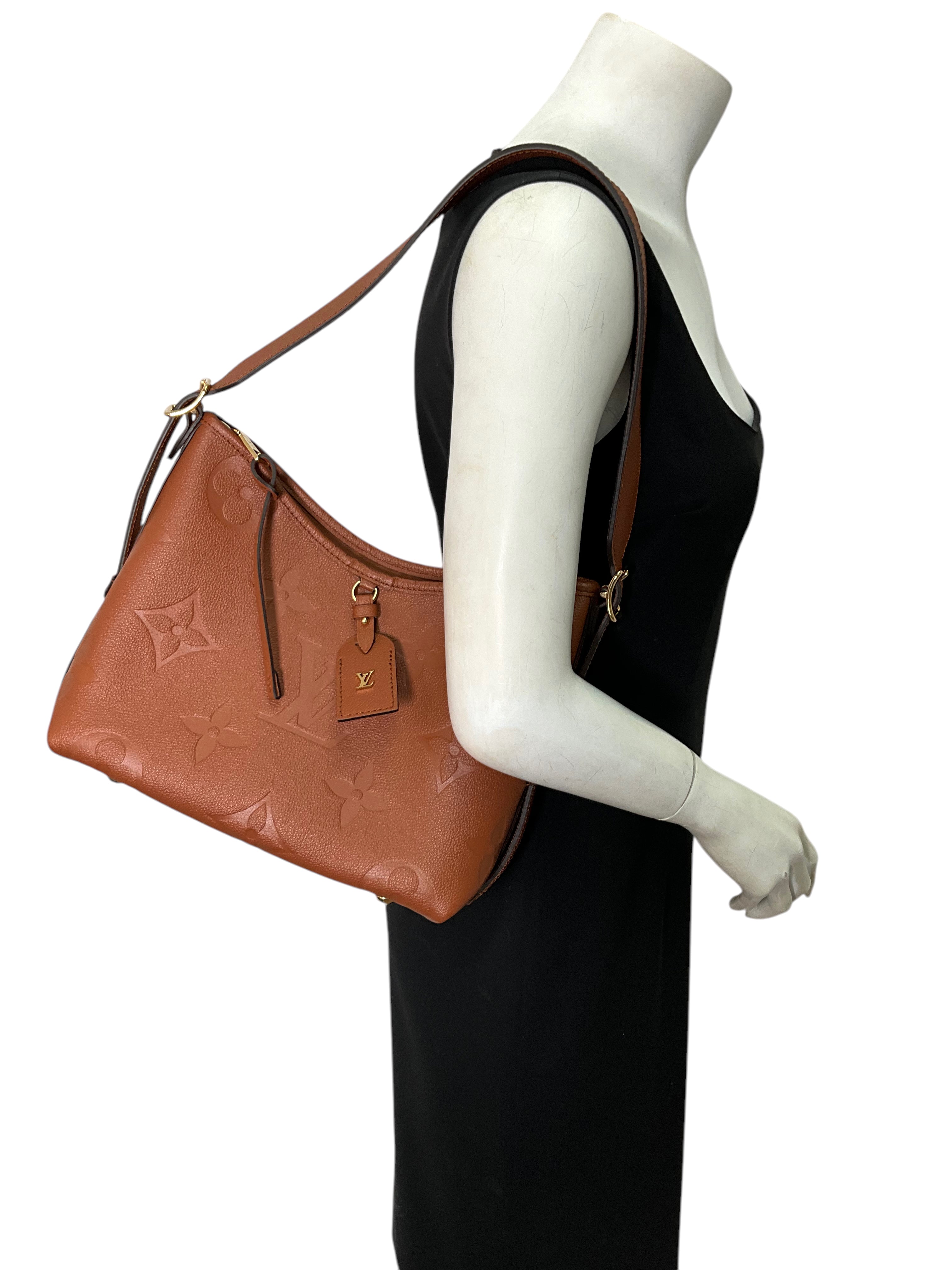 Authentic Louis Vuitton Giant Monogram Empreinte Leather Carryall PM Handbag - Luxury Tote for Women, Perfect for Work, Travel & Everyday Use