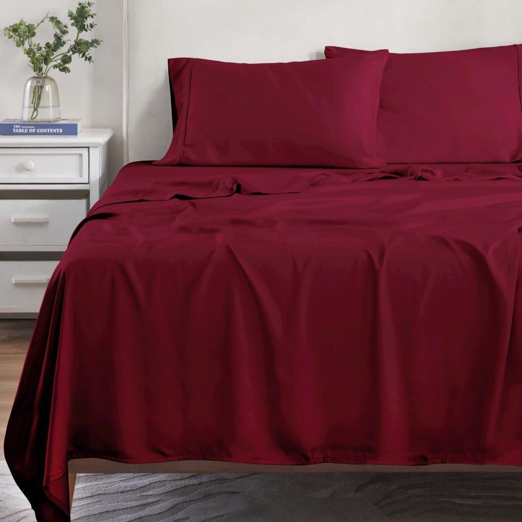 300 Thread Count Modal From Beechwood Extra Deep Pocket Sheet Set - Ultra Soft & Breathable Bedding for Queen/King Size Mattresses - Perfect for Luxury Hotels, Guest Rooms & Master Bedrooms
