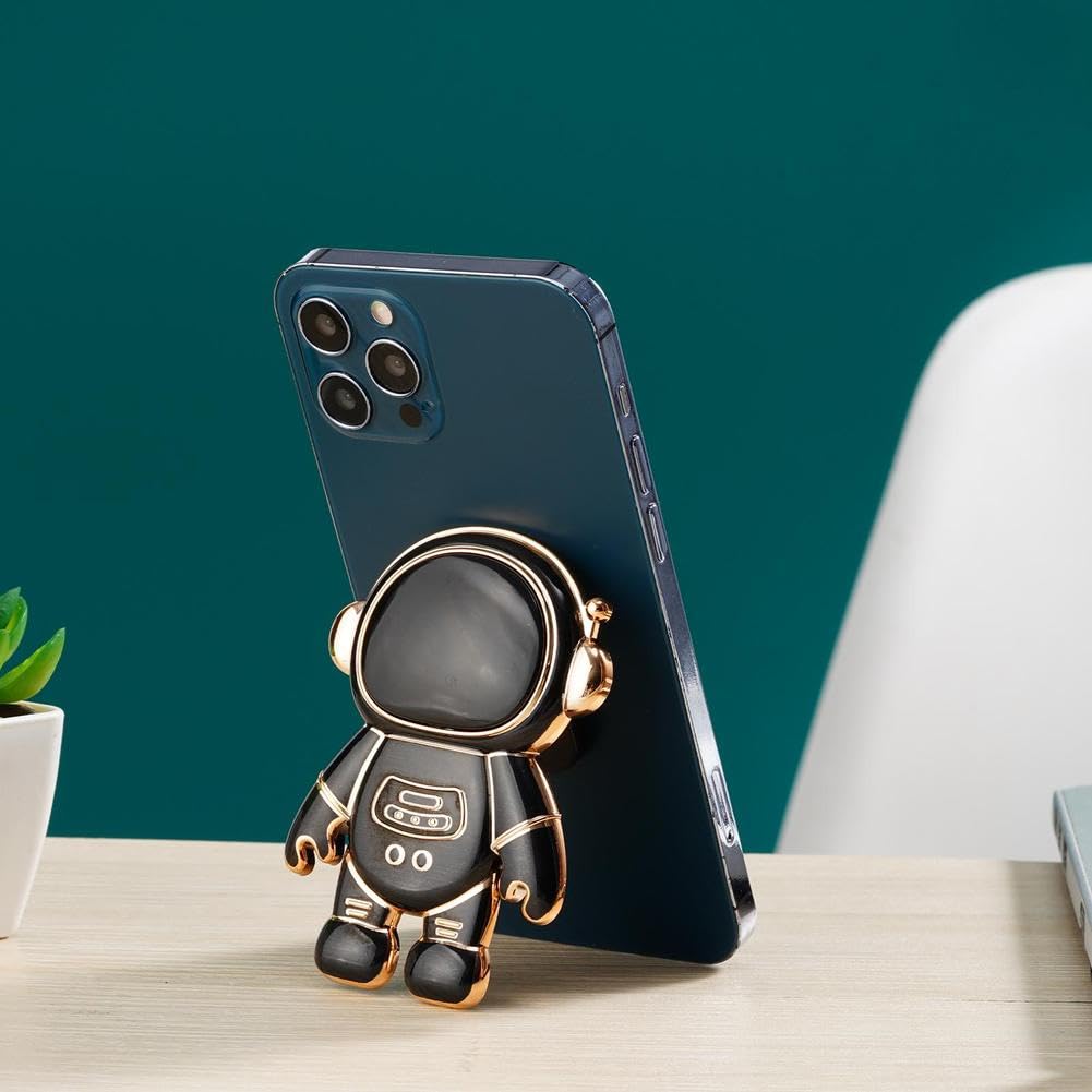 Adjustable Astronaut Phone Stand Holder - Hidden Kickstand for Desk, Tablet & Cell Phone | Cute Gift for Women & Girls | Perfect for Office, Home & Travel Use