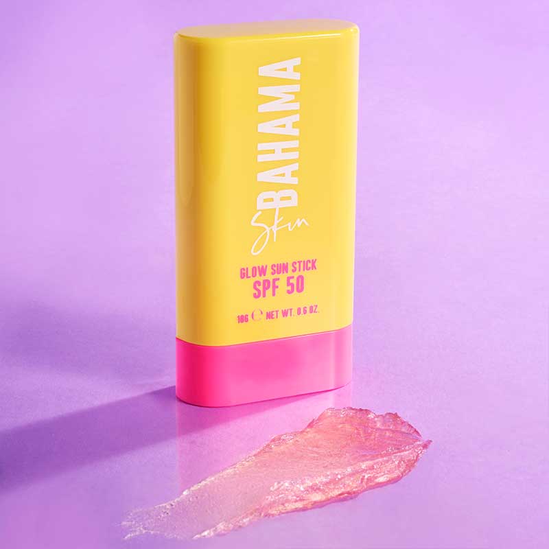 Bahama Skin Glow Sun Stick SPF 50 - Reef Safe Mineral Sunscreen for Face & Body | Water Resistant, Non-Greasy, Vegan Sun Protection | Perfect for Beach, Pool & Outdoor Activities