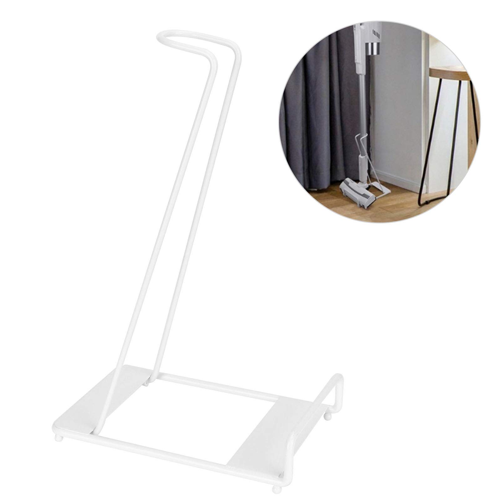 TOPINCN Vacuum Cleaner Stand - Stable Storage Bracket Holder for Upright & Stick Vacuums | Free-Standing Floor Organizer Rack | Perfect for Home, Garage & Closet Organization