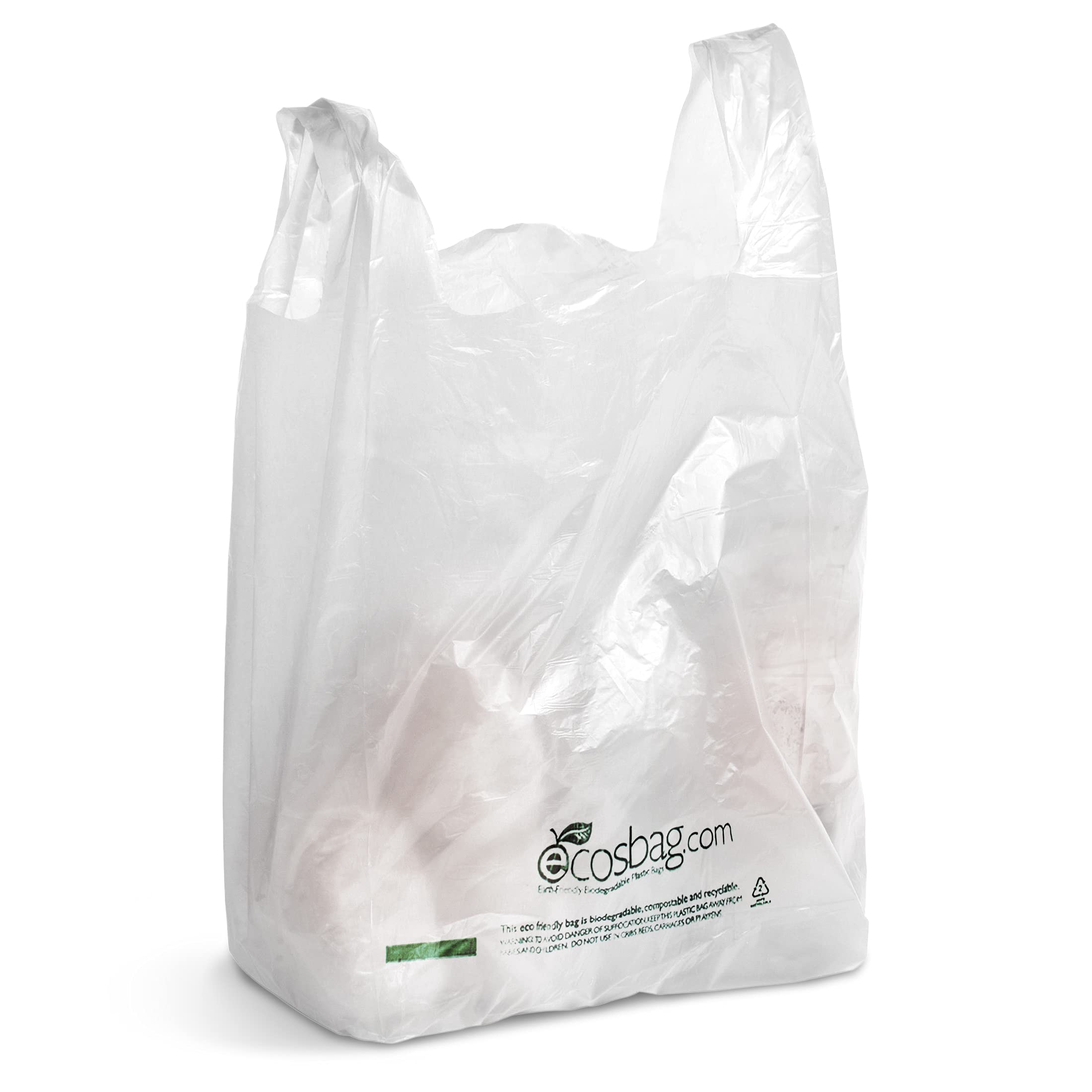 Eco-Friendly Grocery Bags 1000 Pack - 11.5
