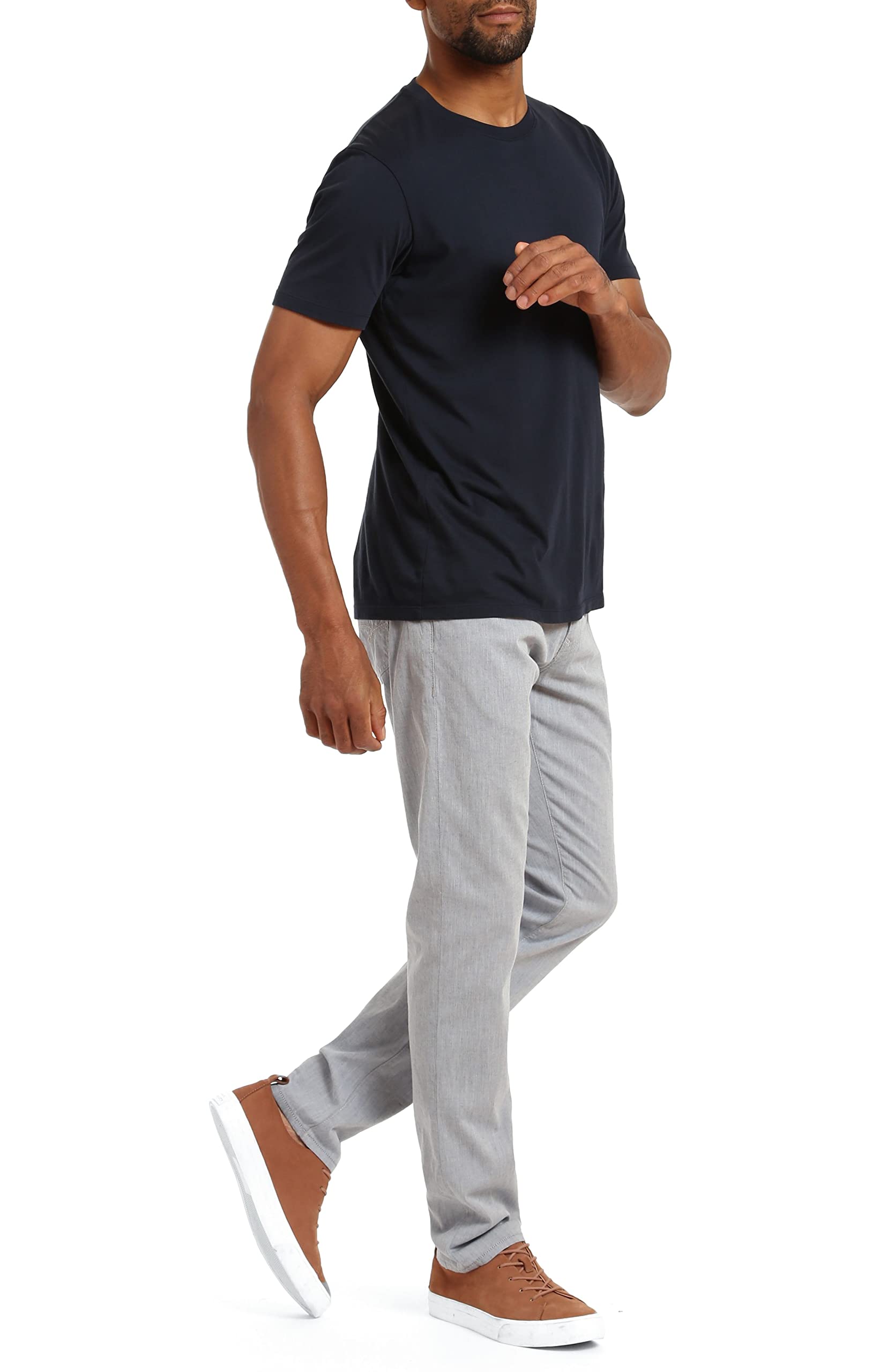 Mavi Men's Johnny Regular Rise Slim Leg Chino Pants - Comfortable Slim Fit Casual Trousers for Work, Office & Everyday Wear