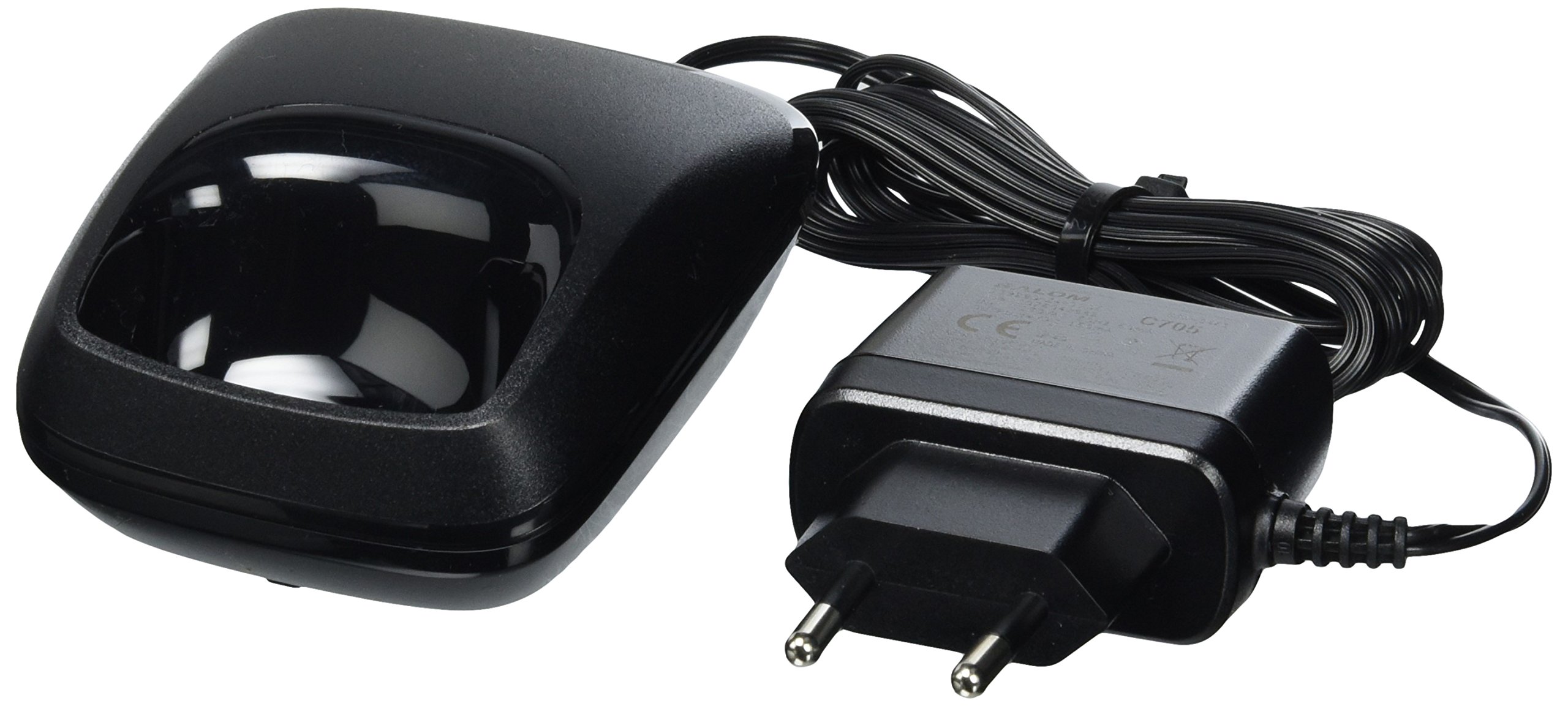Gigaset C430 Wireless Phone Charging Station - Black | Fast Charging Dock for Cordless Handsets | Perfect for Home & Office Use