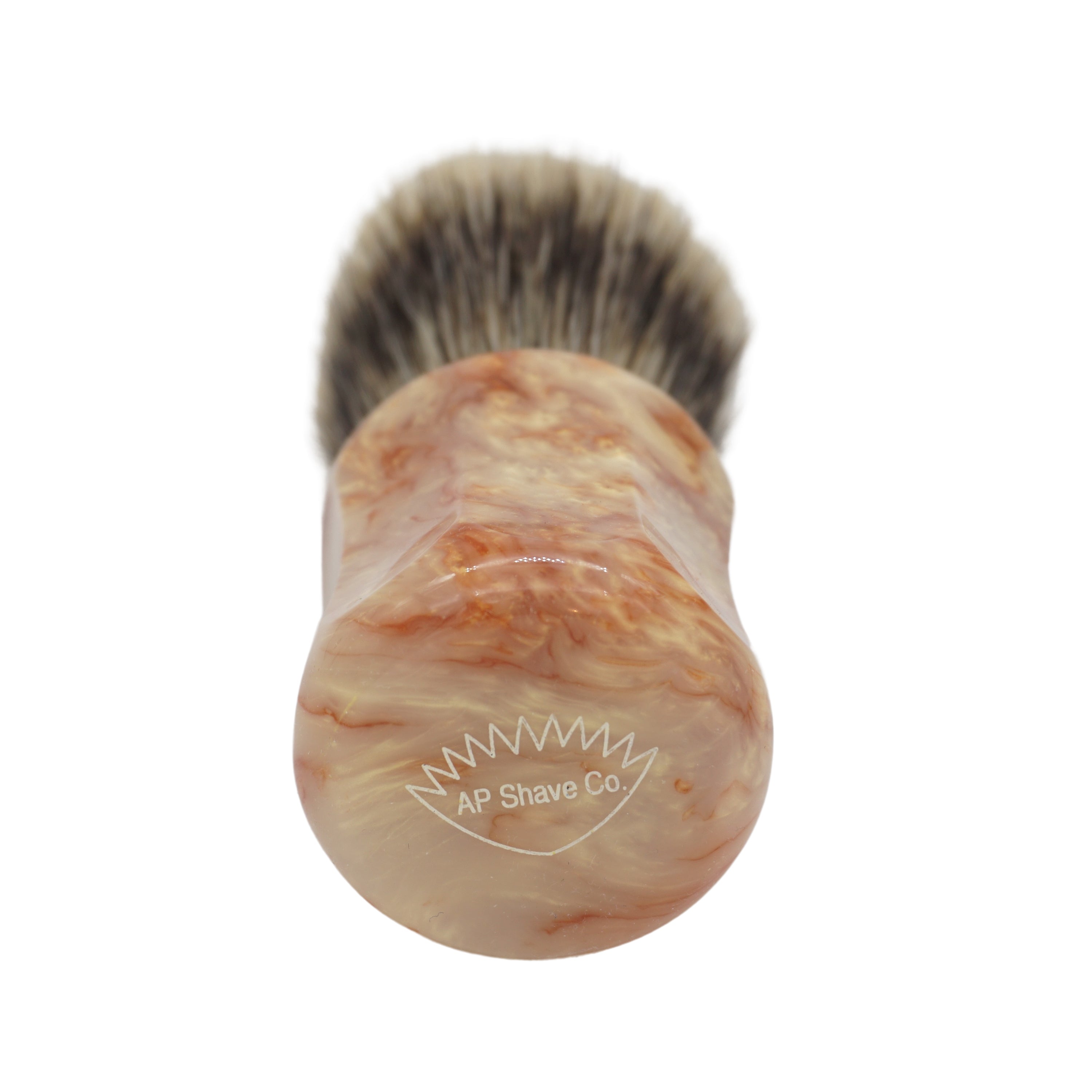 Semogue Mistura 24mm Badger & Boar Shaving Brush with AP Shave Co. Crushed Mud Resin Handle #173 - Premium Factory Second for Wet Shaving Enthusiasts - Perfect for Lathering Soaps & Creams in Traditional Shaving Routine