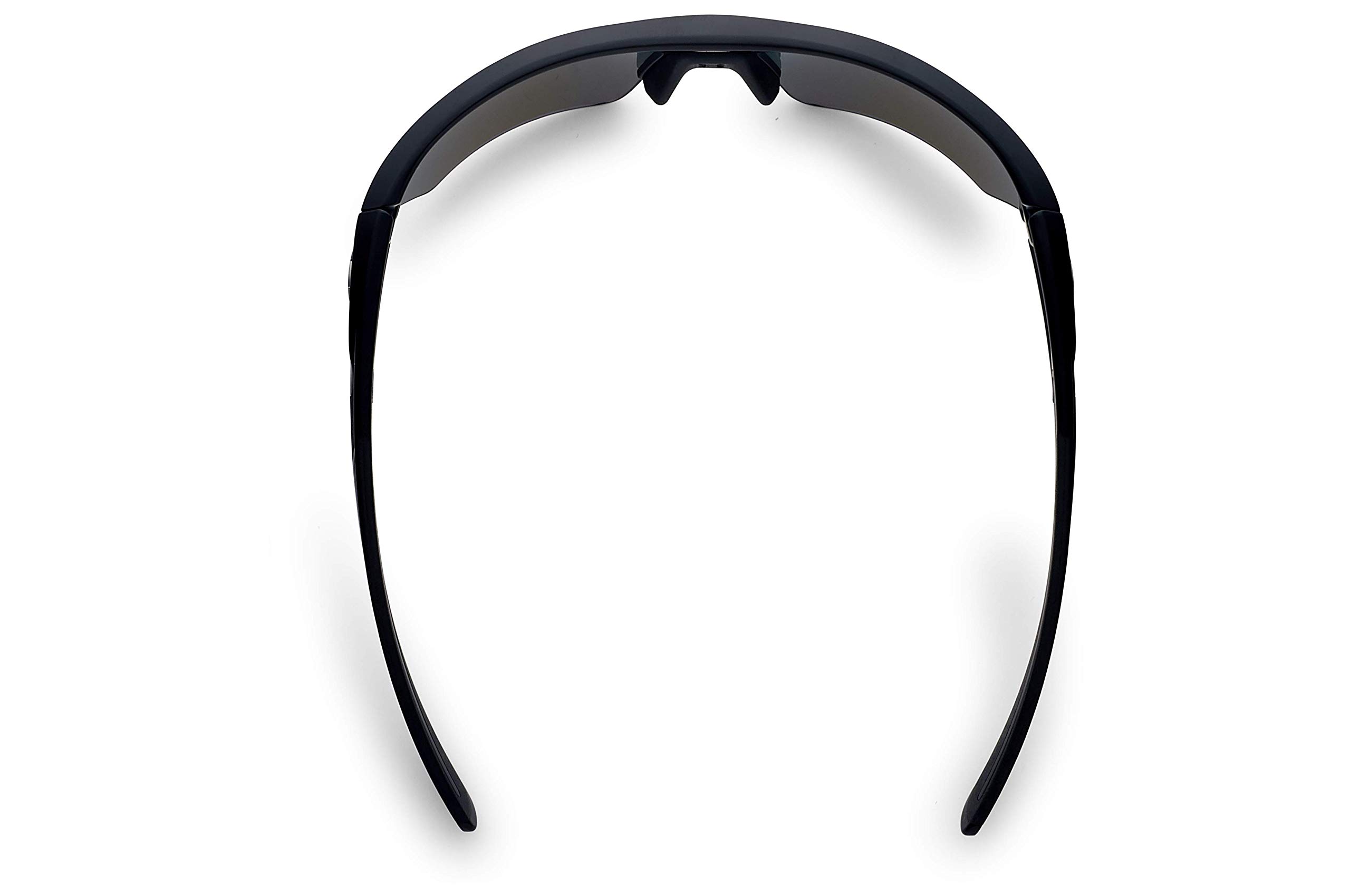 Under Armour UA Big Shot Wrap Sunglasses for Men & Women - Polarized Sports Sunglasses for Running, Cycling, Fishing - UV Protection & Anti-Glare Lenses