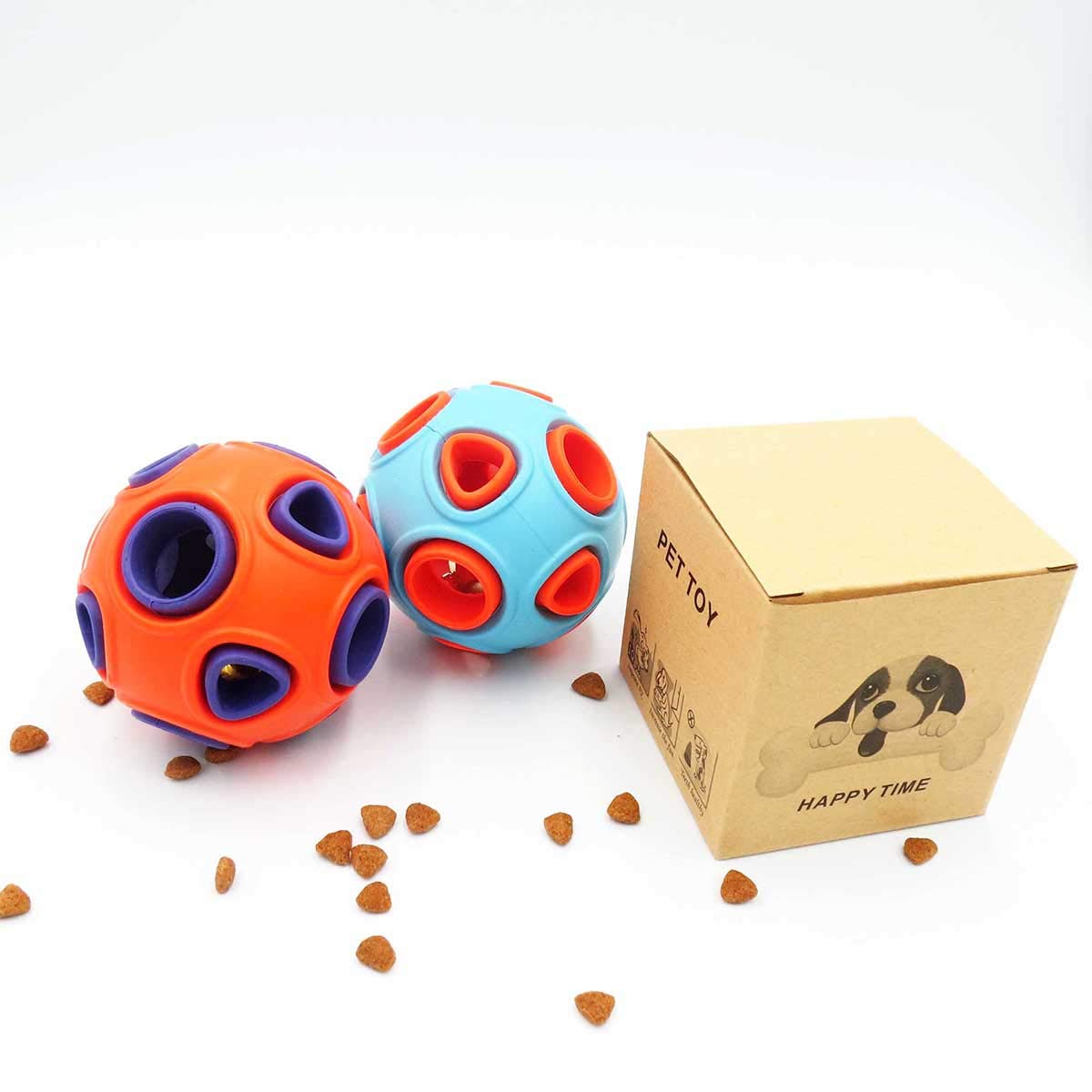 TEHAUX Interactive Dog Ball Toy - Treat Dispenser Puzzle Game for Pet Training, Chew-Resistant & Leak-Proof Design - Perfect for Indoor Play, Outdoor Fetch & Mental Stimulation for Dogs