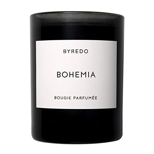 Byredo Scented Bibliotheque & Bohemia Luxury Scented Candles (2-Pack, 8.4oz) - Premium Home Fragrance for Relaxation, Meditation & Romantic Ambience