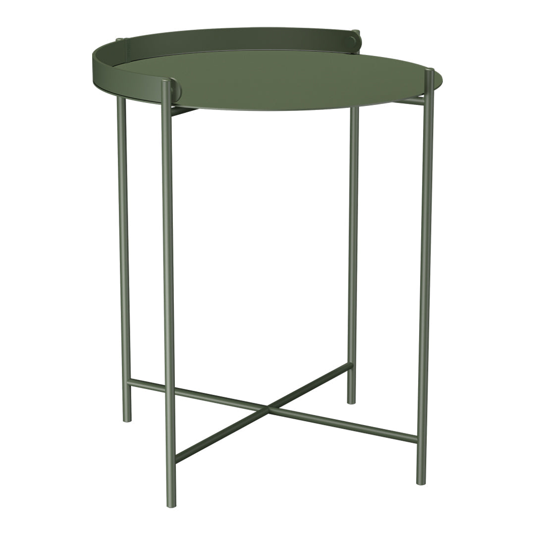 Modern Edge Tray Coffee Table - Sleek Side Table with Storage Shelf for Living Room, Bedroom & Office - Perfect for Holding Remote, Books & Decor