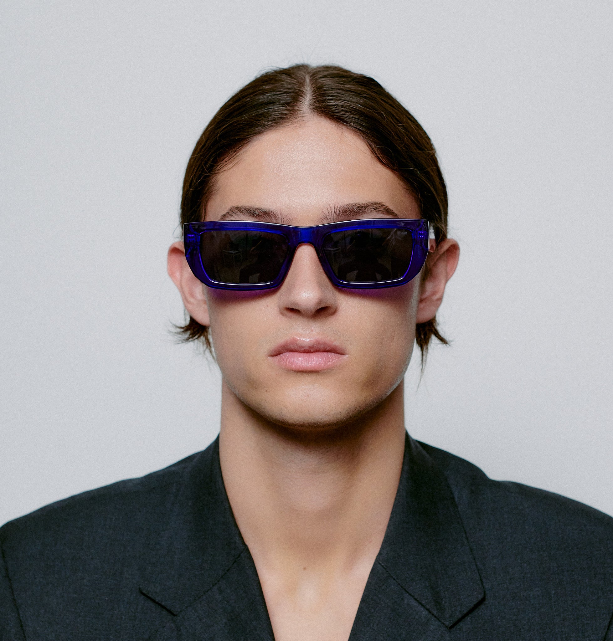 A. Kjaerbede Purple Transparent Fame Sunglasses – Stylish UV Protection for Outdoor Activities, Beach & Driving