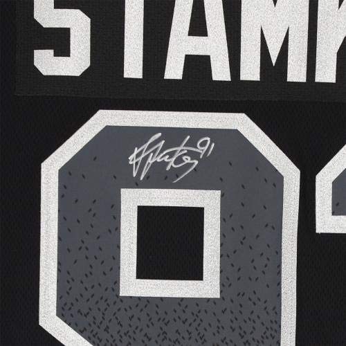 Authentic Steven Stamkos Tampa Bay Lightning Autographed Alternate Fanatics Breakaway Jersey - Signed NHL Hockey Jersey for Collectors & Fans - Perfect for Game Day, Memorabilia Displays & Sports Gifts