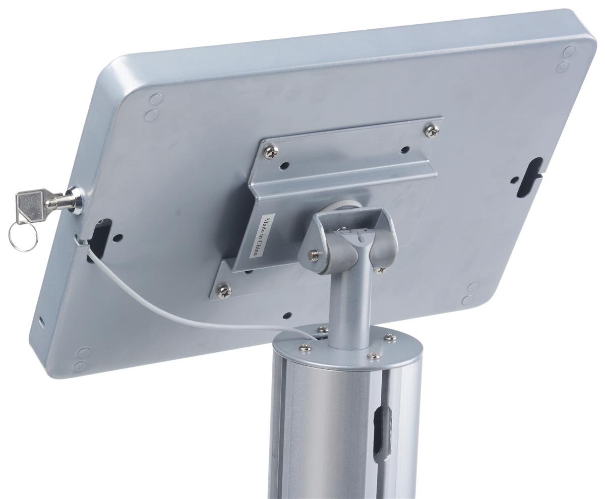 Adjustable Rotating iPad Stand for iPad 2/3/4/Air - 360° Tilt & Swivel with Secure Locking Enclosure & Hidden Home Button Design - Perfect for Desk, Kitchen, Office & Home Entertainment Use