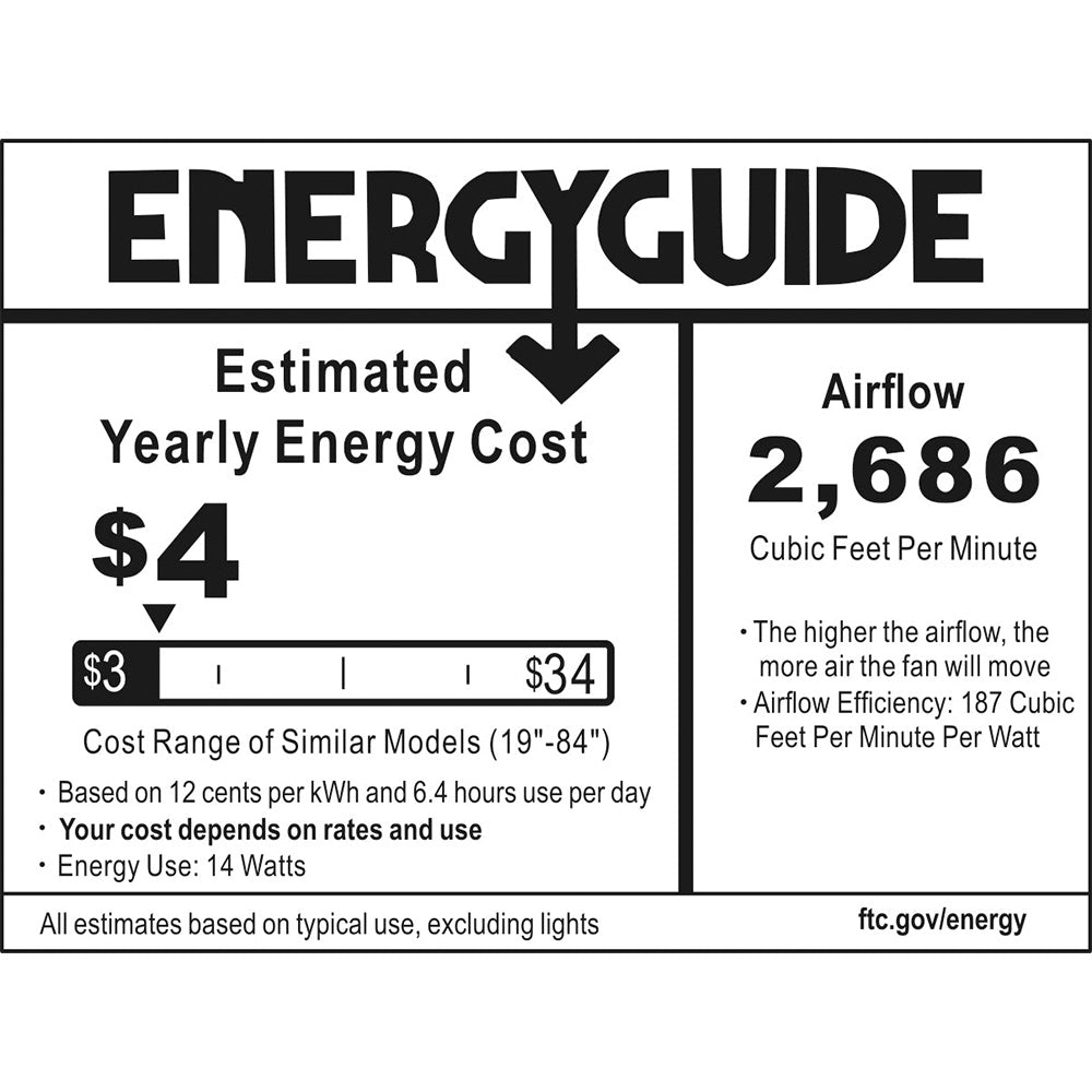 52 Inch Modern Ceiling Fan with LED Light & Pull Chain - Remote Control, Quiet Motor - Perfect for Living Room, Bedroom, Patio & Outdoor Spaces