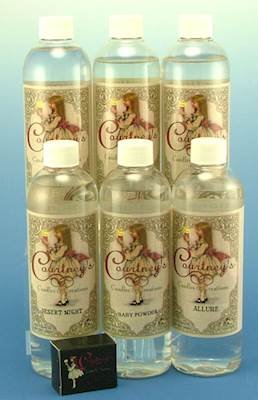 Courtney's Candles 16 Oz Premium Fragrance Lamp Oil Gift Set with Wick - Fresh Nature Scents for Home, Office & Spa Relaxation