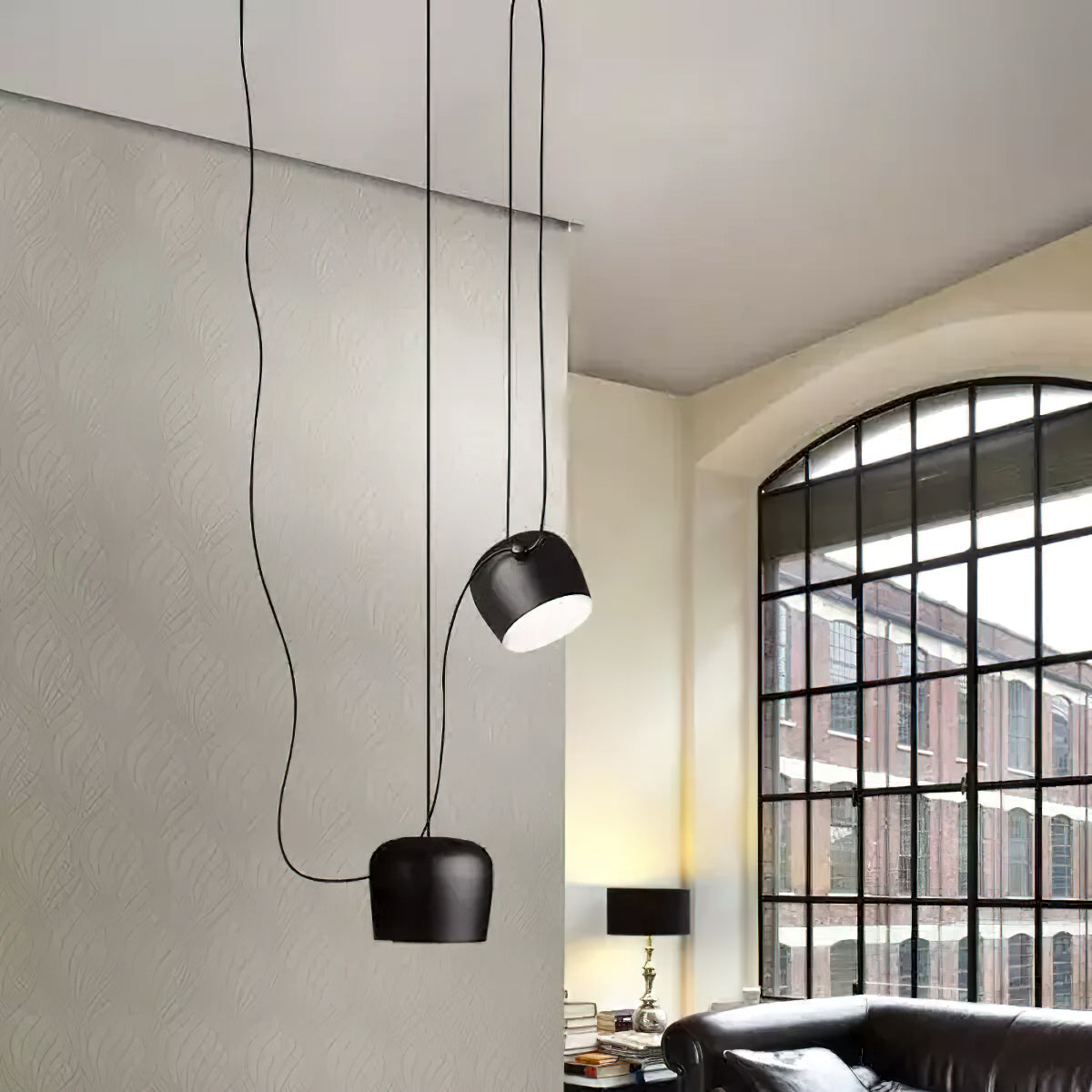 Modern Minimalist Aim Pendant Lamp - Adjustable Hanging Light Fixture for Kitchen Island, Dining Room, Bedroom & Living Room Decor