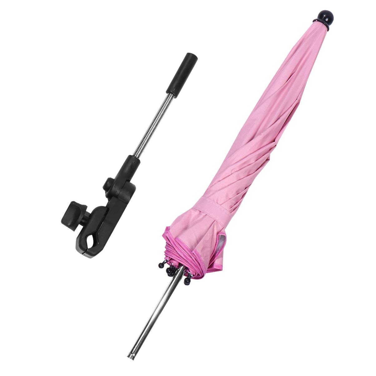 Baby Stroller Sun Umbrella - Pink for Outdoor Protection & Shade